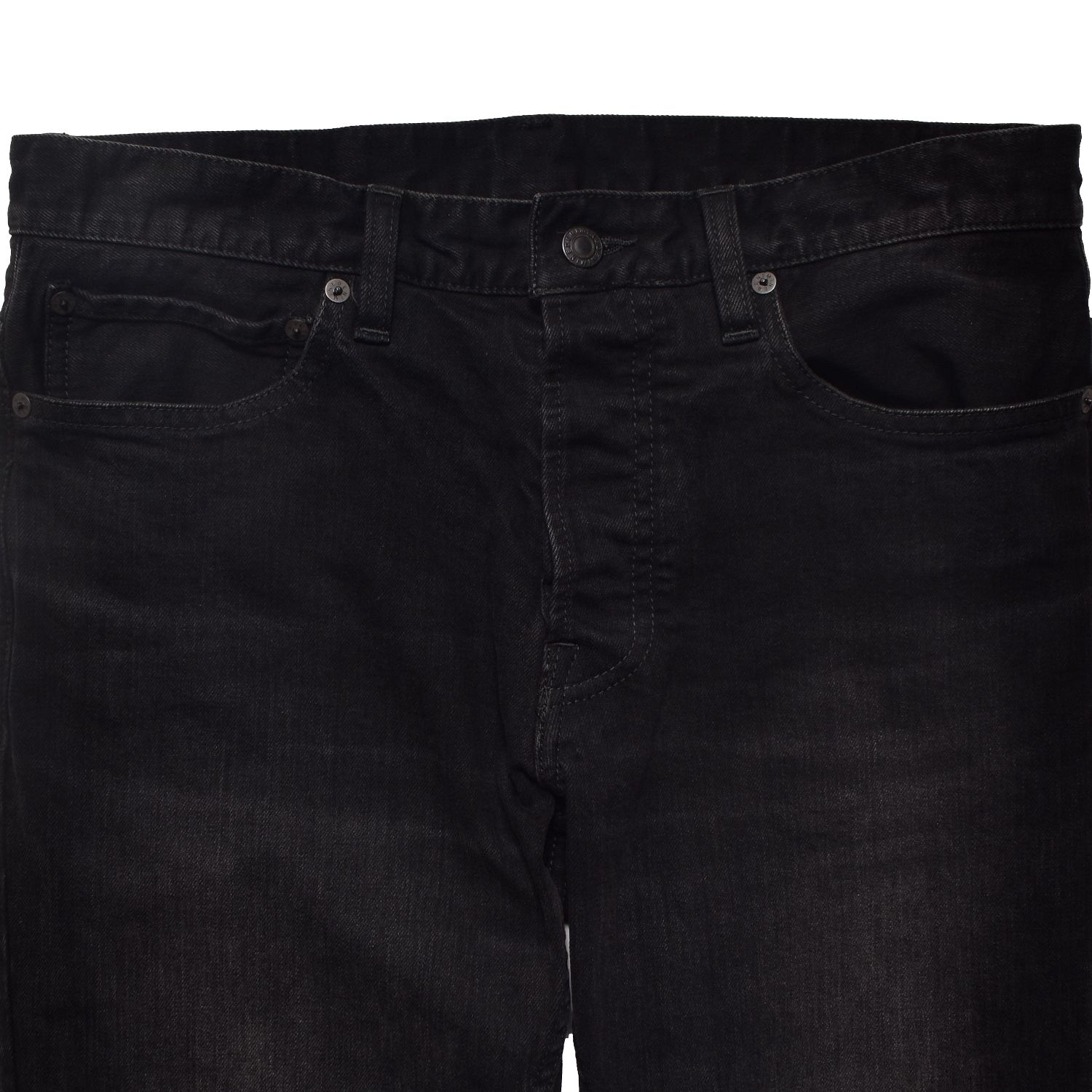 S.Slim STR 5pocket  （BKU） ｜スーパースリム デニムパンツ (ブラック)｜2604-1002