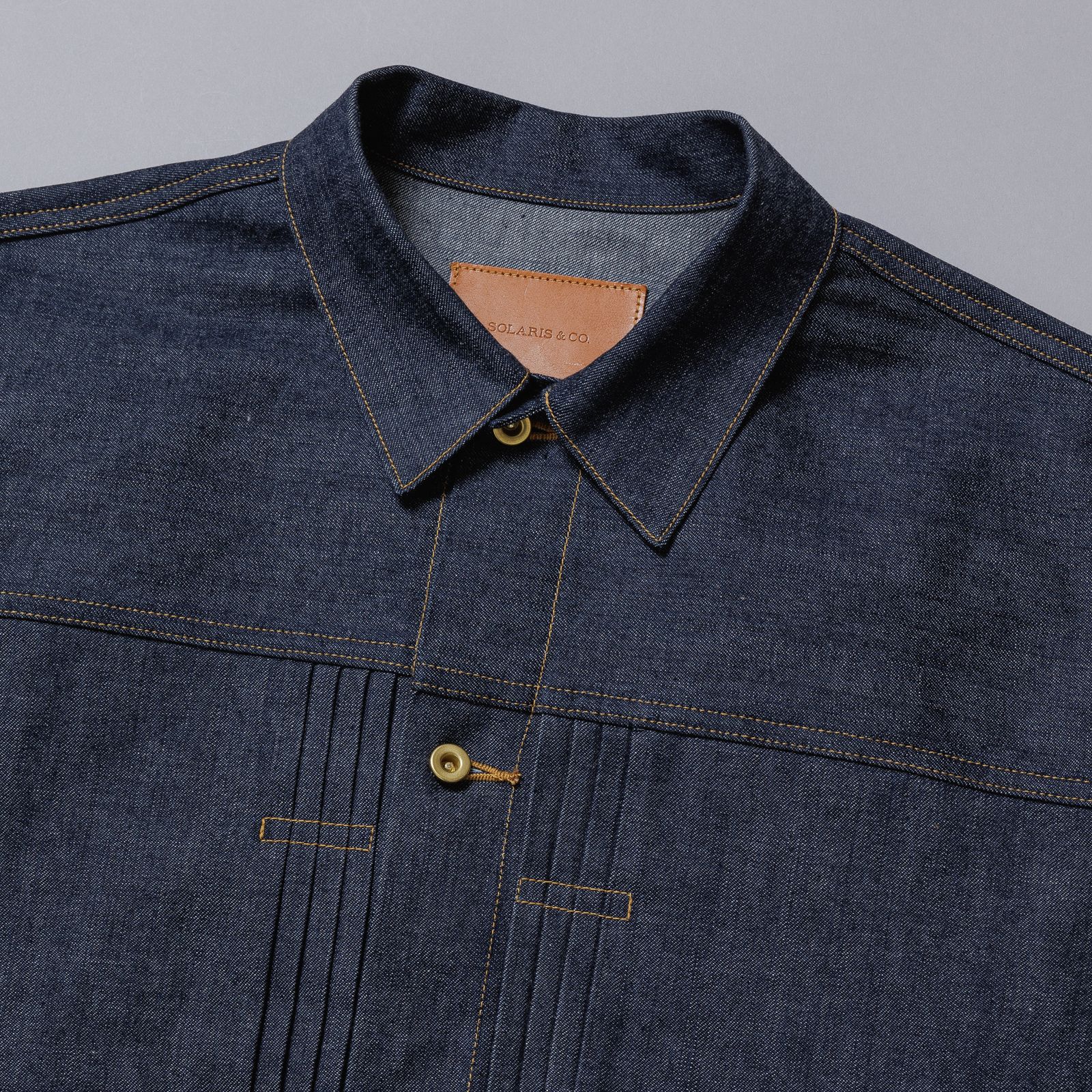 10oz Denim Jacket "T101" (INDIGO(RIZID)) / 10オンス リジッド デニムジャケット