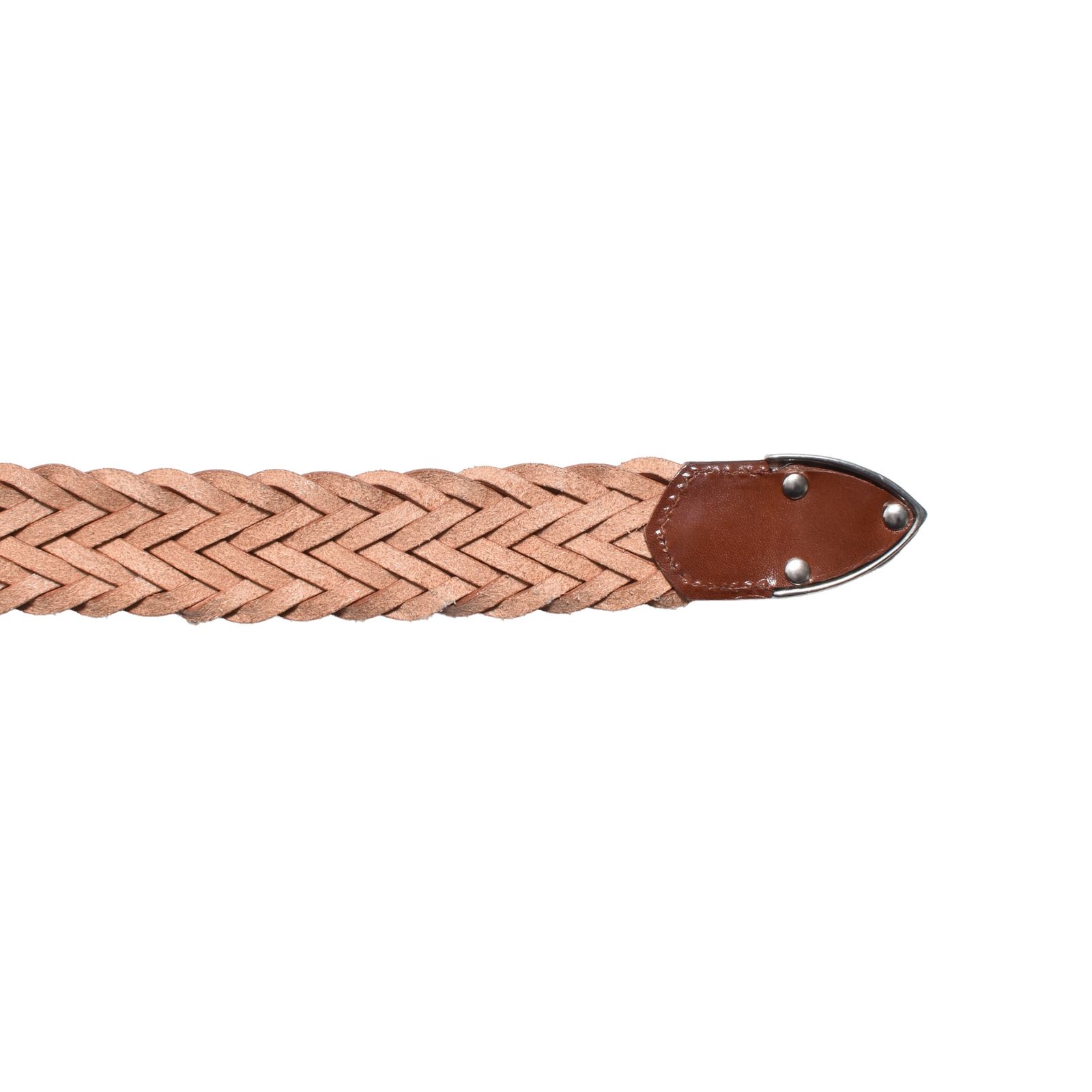 Leather Semi Wide Mesh Belt （BRN）｜レザーメッシュベルト｜MDLBT003