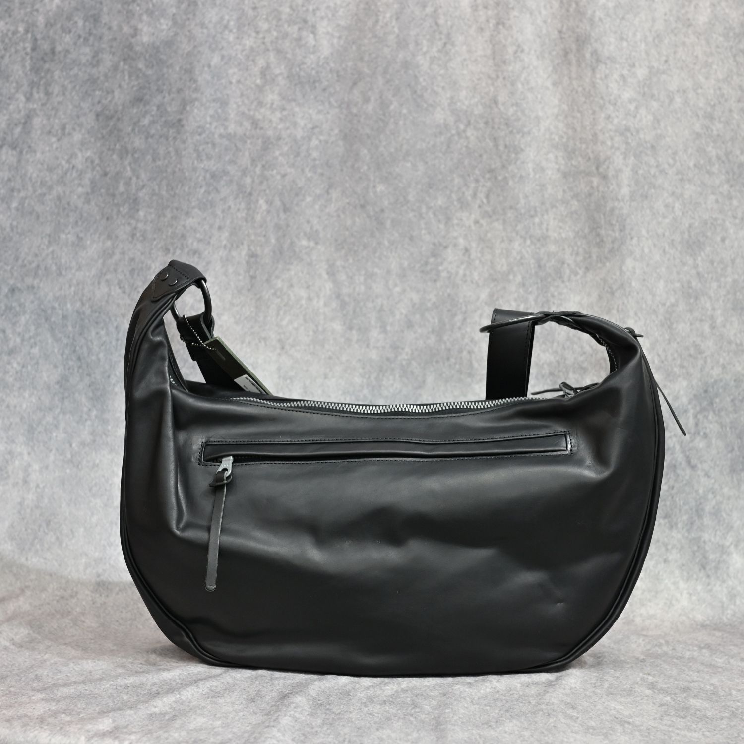 GUIDI オイルカーフ バナナバッグ ラージ （BLACK / ブラック） / 143-11