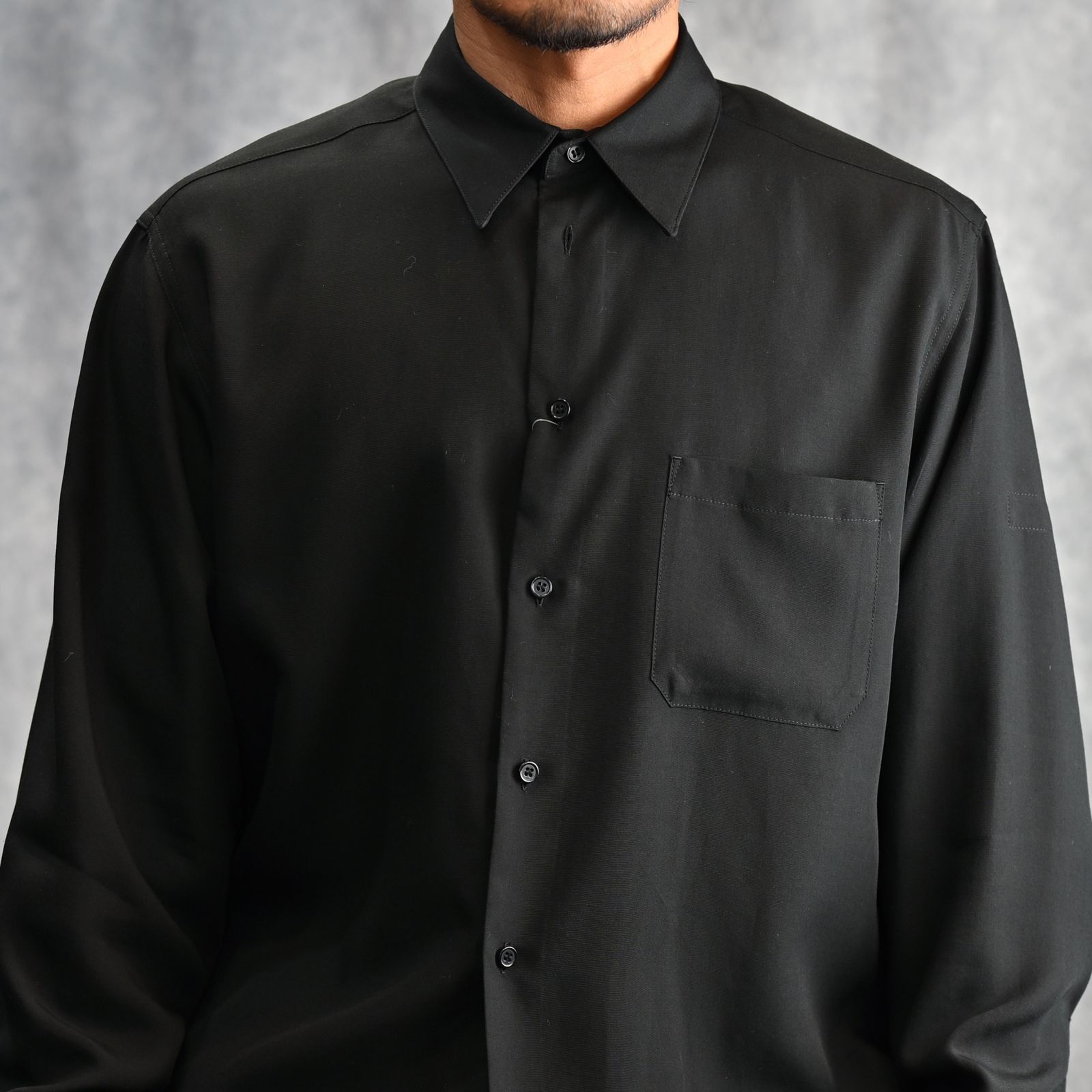 SUIT CELLULOSE POPLIN CDH BASIC SHIRT （BLACK） / ベーシック シャツ （ブラック） HP-B83-250-2-03