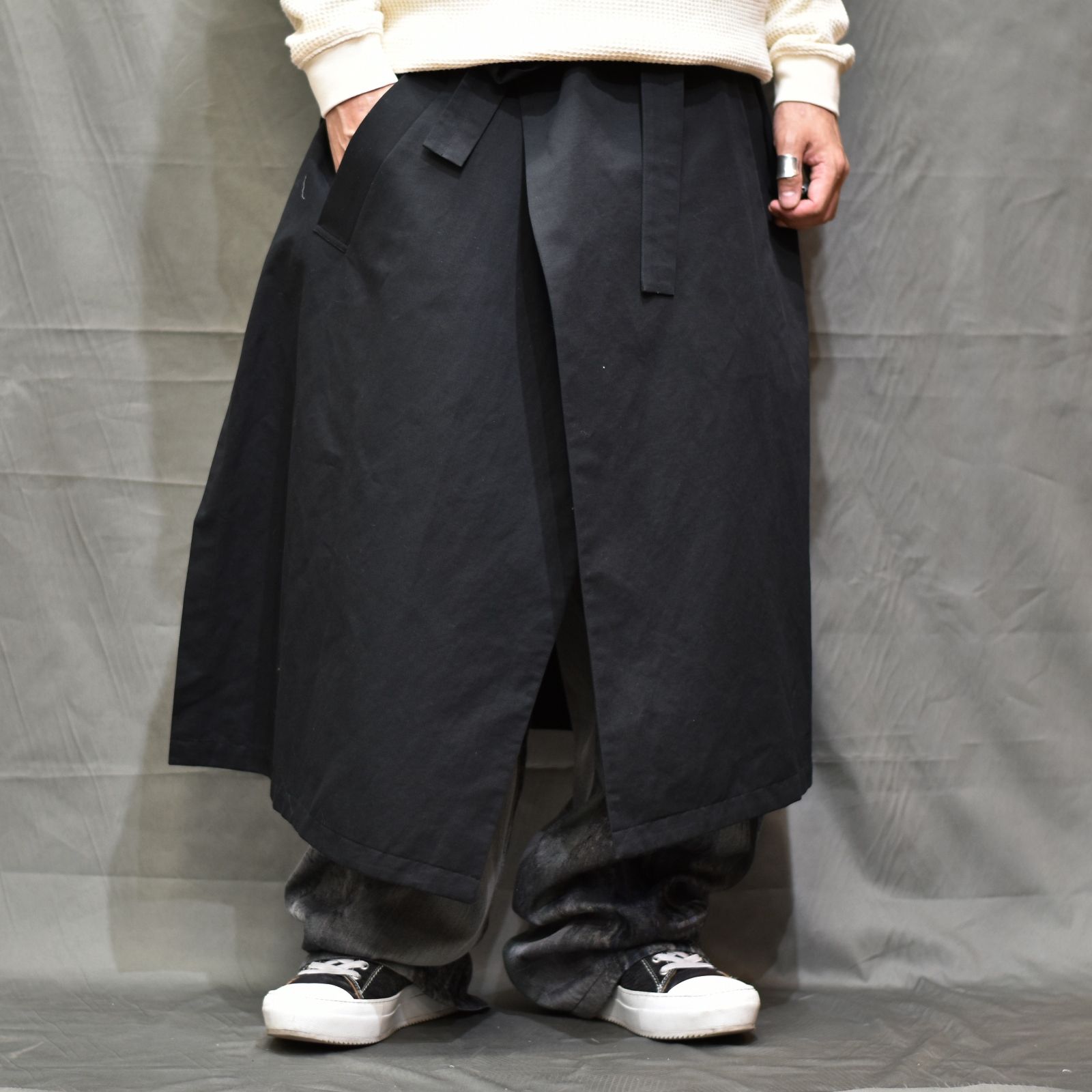 デタッチャブルトレンチコート / LB22SS-CO01-CL (BLACK)