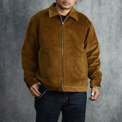 8w CORDUROY SWINGTOP (BROWN) / コーデュロイ スウィングトップ ジャケット