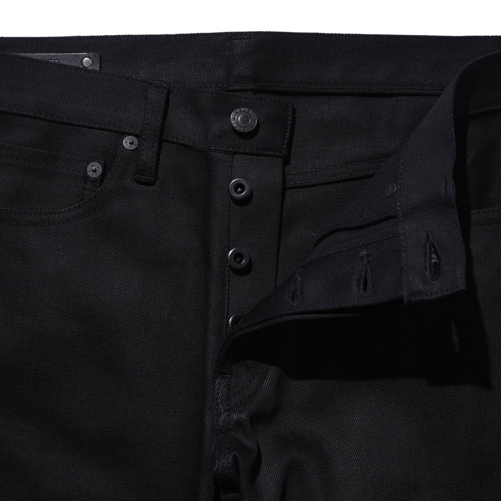 [STANDARD] 101 Standard Slim RGD （BLK） / スリムストレート デニムパンツ （ブラック）