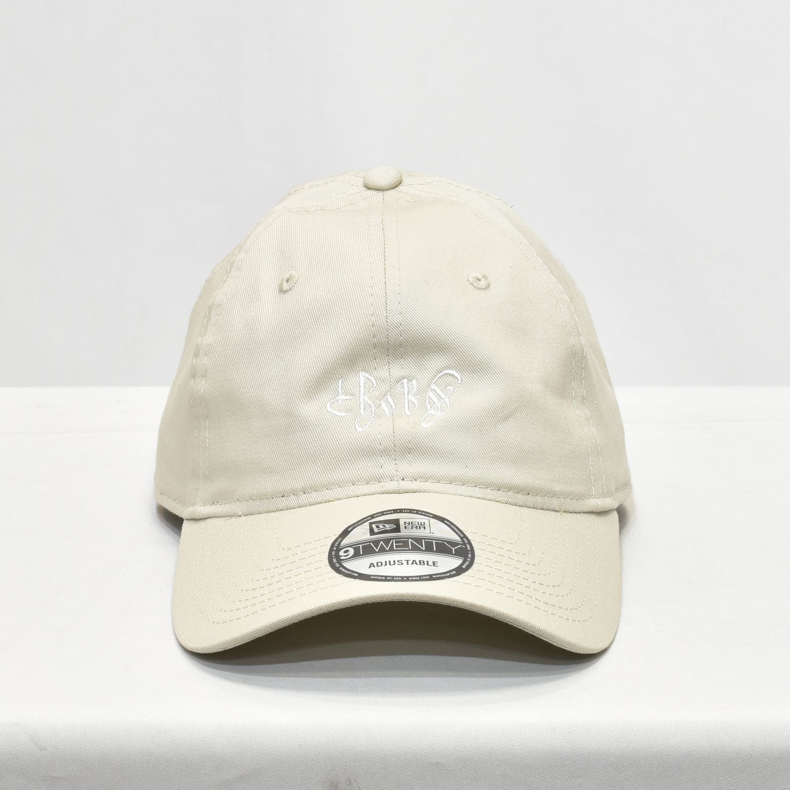 NEWERA 9TWENTY MINI LOGO CAP (STONE) / ニューエラ ローキャップ