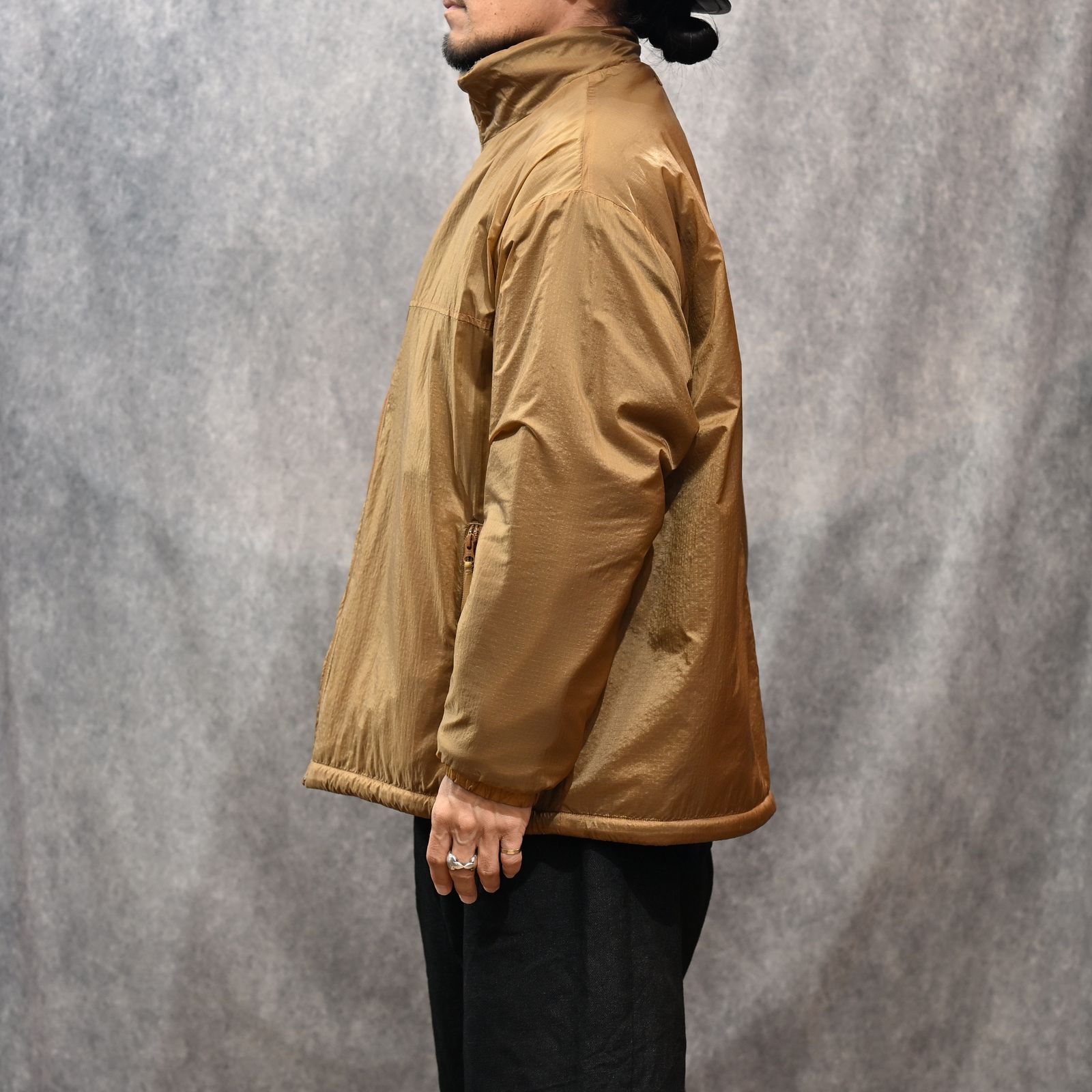 FLEECE LINER NYLON ZIP UP JACKET （BROWN）｜フリース リバーシブルジャケット （ブラウン） PC-022-3623-20