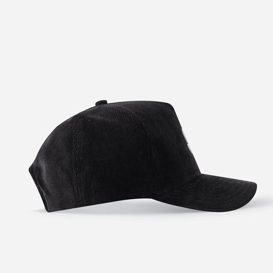 S Courdoroy Velcroback (Black)