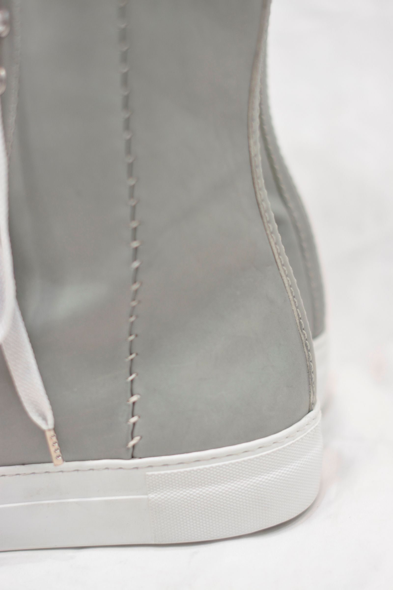 【chord 別注アイテム】 CALF LEATHER EXTRA HI CUT SNEAKER SPAIRAL ZIP LINED
