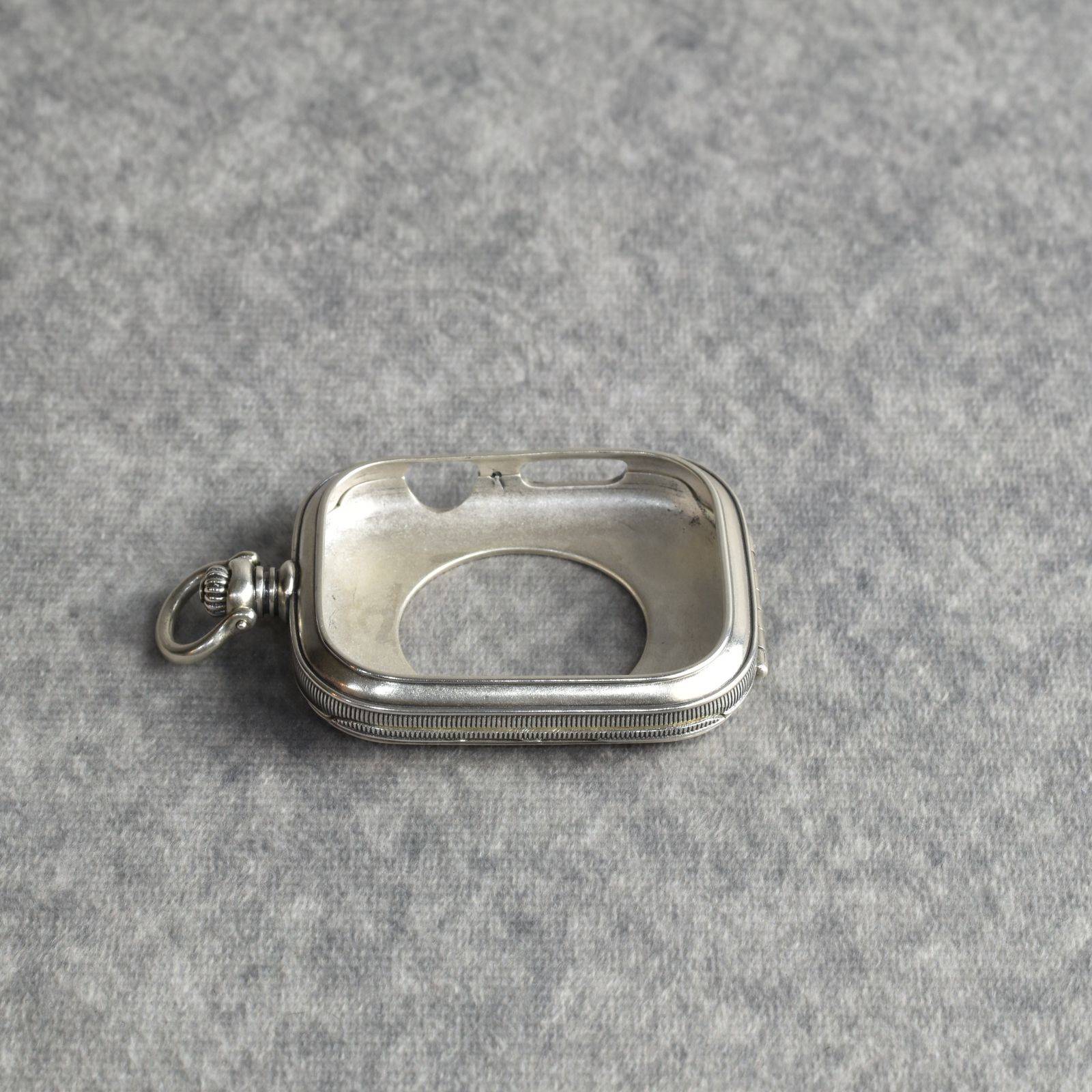 SMART WATCH CASE (SILVER) / Apple Watch 46mm対応 ケース / 懐中時計 / PC-013-1235-32