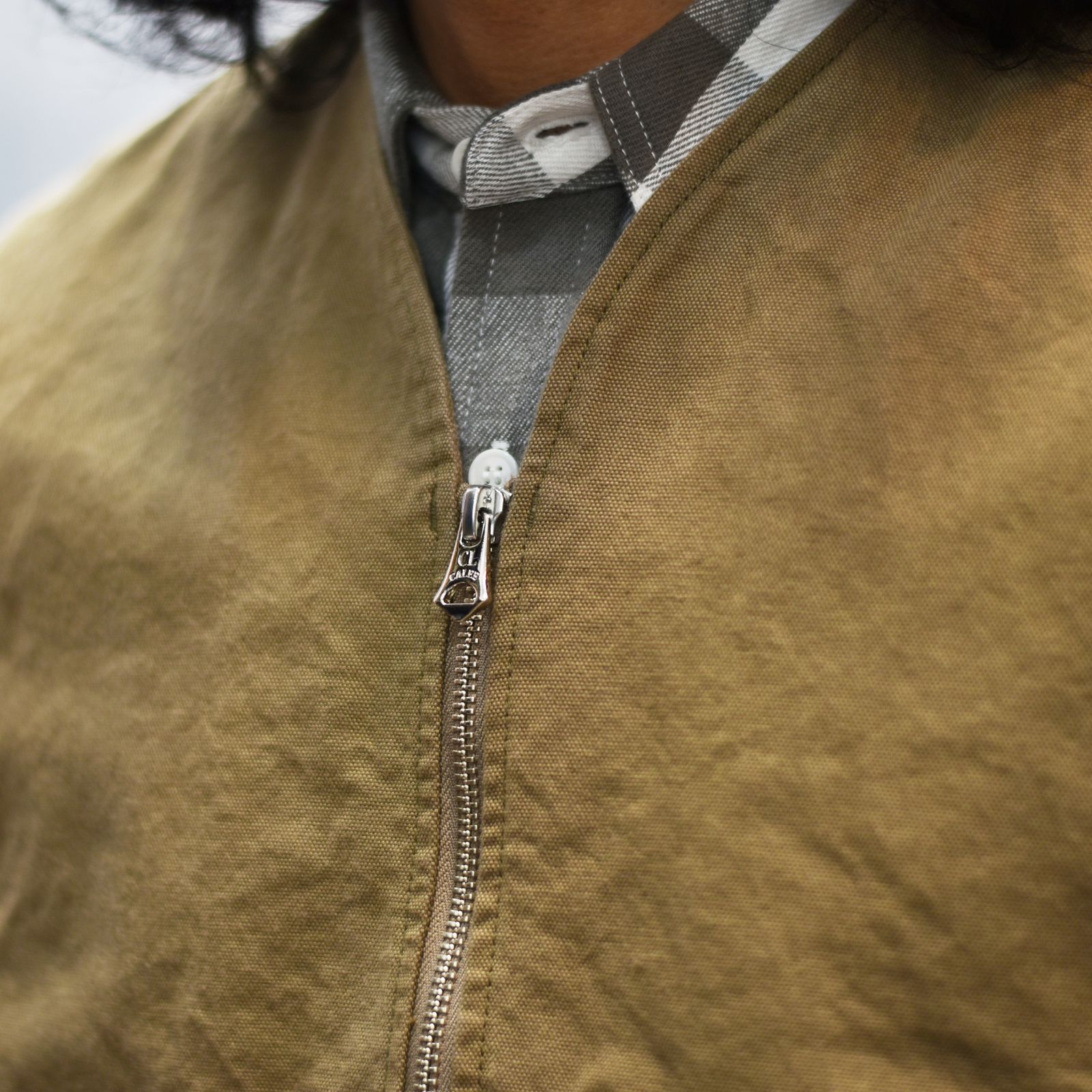 ZIP VEST (OLIVE)｜ジップベスト｜CL-26SS023