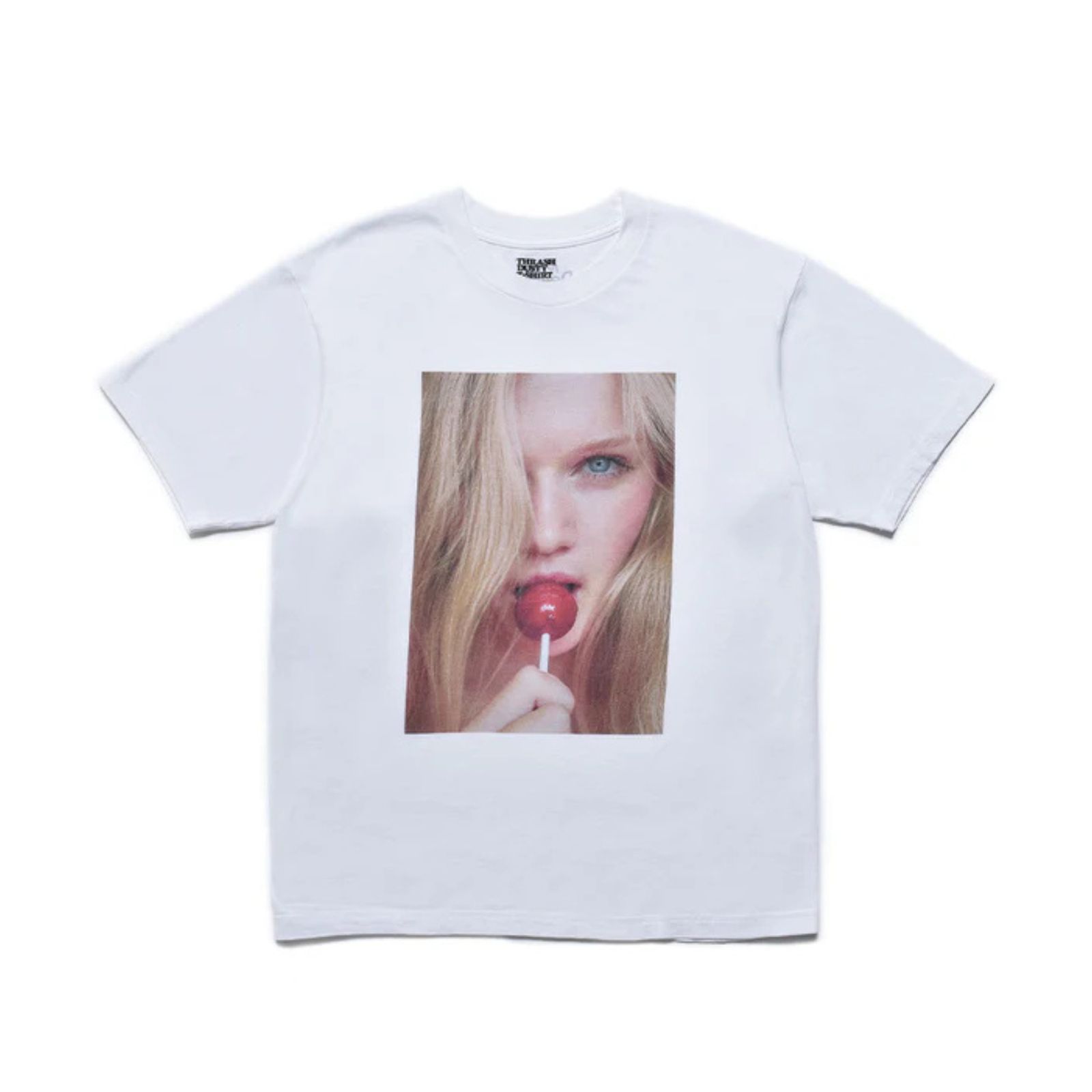 MIKE DOWSON “Naked Fashion Girls”×Stie-lo “Lollipop” Crewneck T-SH （WHITE） / プリントTシャツ （ホワイト） 25MND-STL002