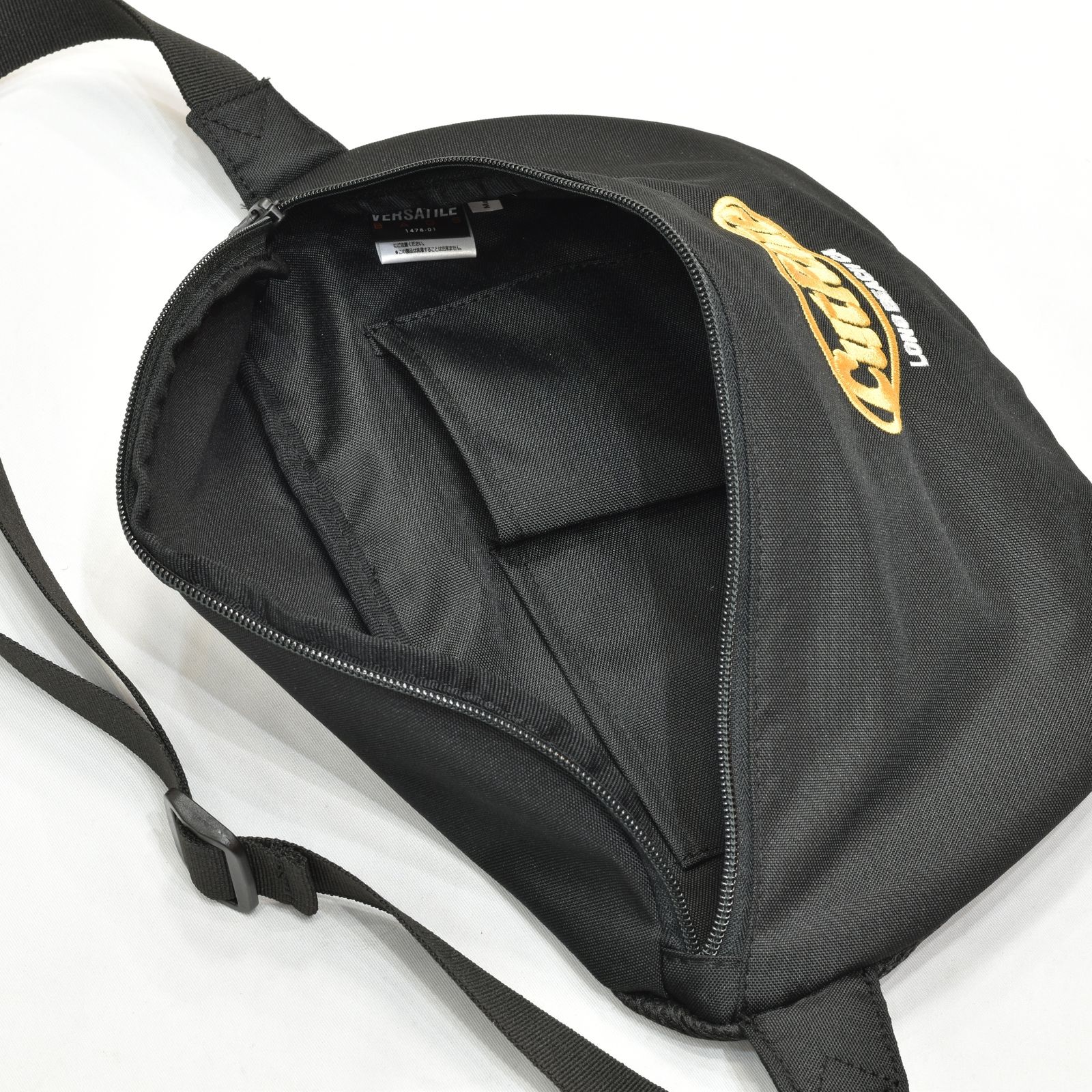 CUTRATE - CUTRATE LOGO SLING BACKPACK (BLACK/YELLOW) | chord