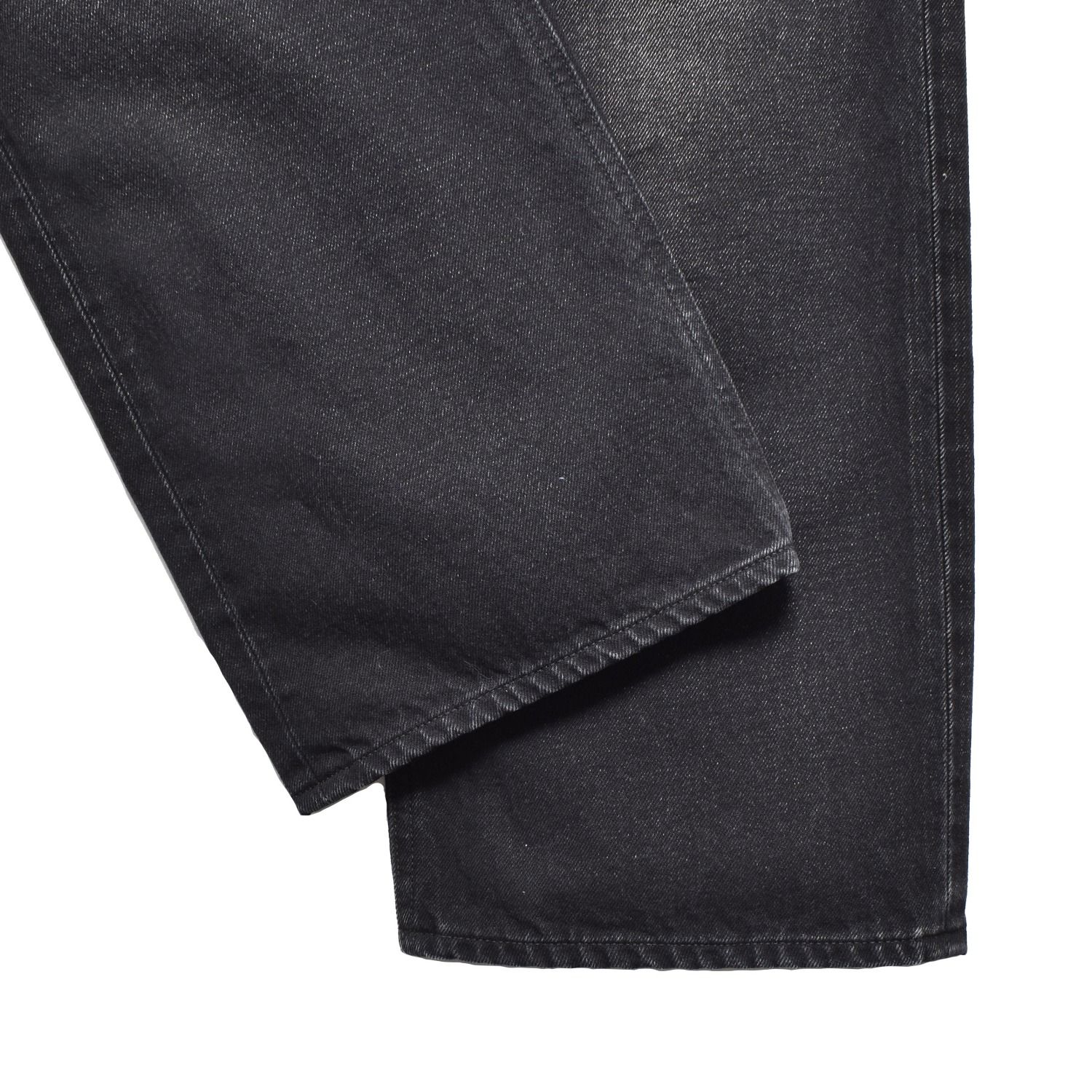 × YUKI TANAKA Wide Straight Pants （BLK） ワイドストレート デニムパンツ （ブラック）｜YT-MND-06