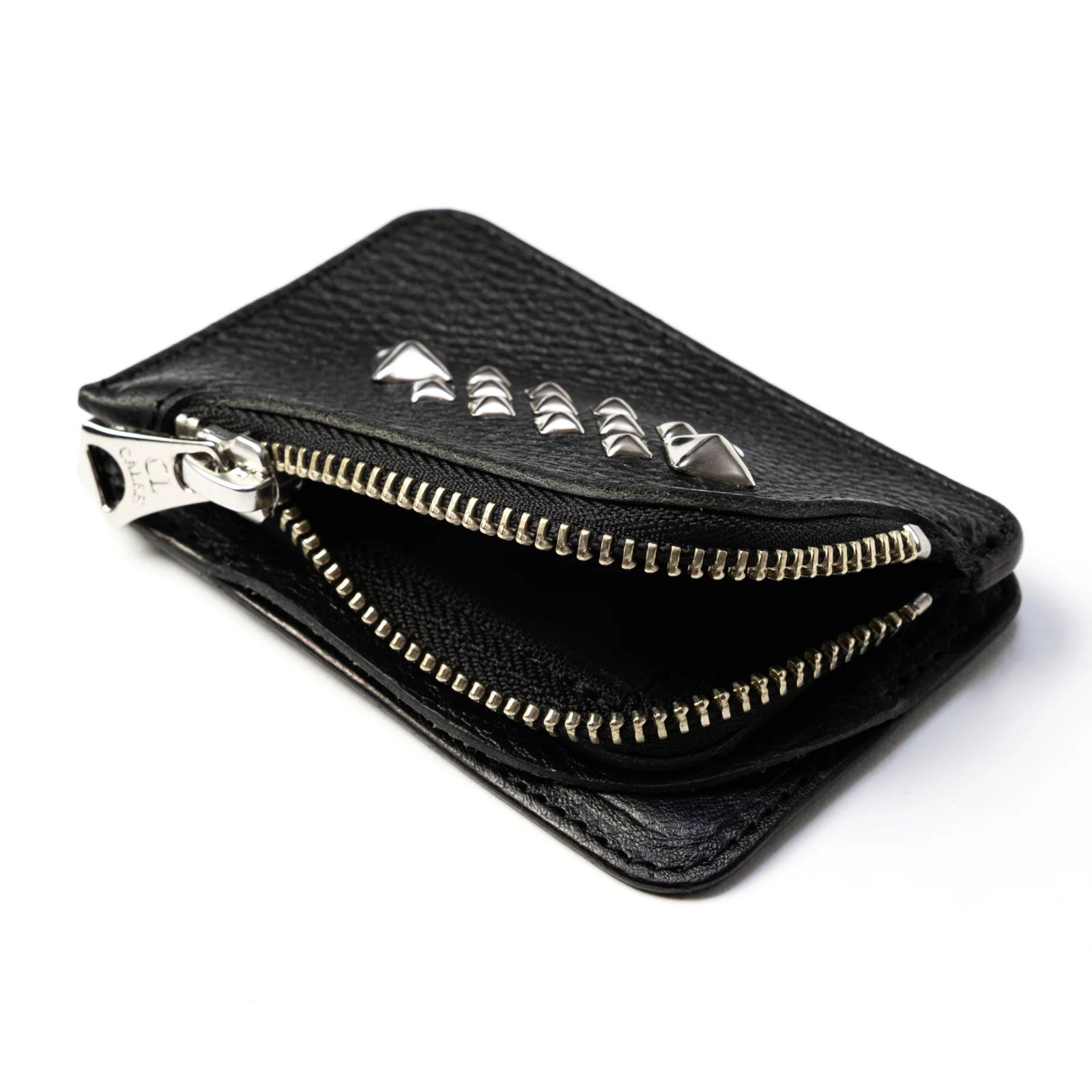 STUDS LEATHER MULTI CASE ＜Magsafe＞ (BLACK)｜スタッズレザー マルチケース ＜マグセーフ対応＞｜CL-26AWLE009