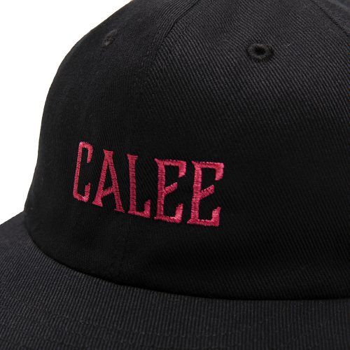 TWILL CALEE LOGO EMBROIDERY CAP (BLACK/PINK)