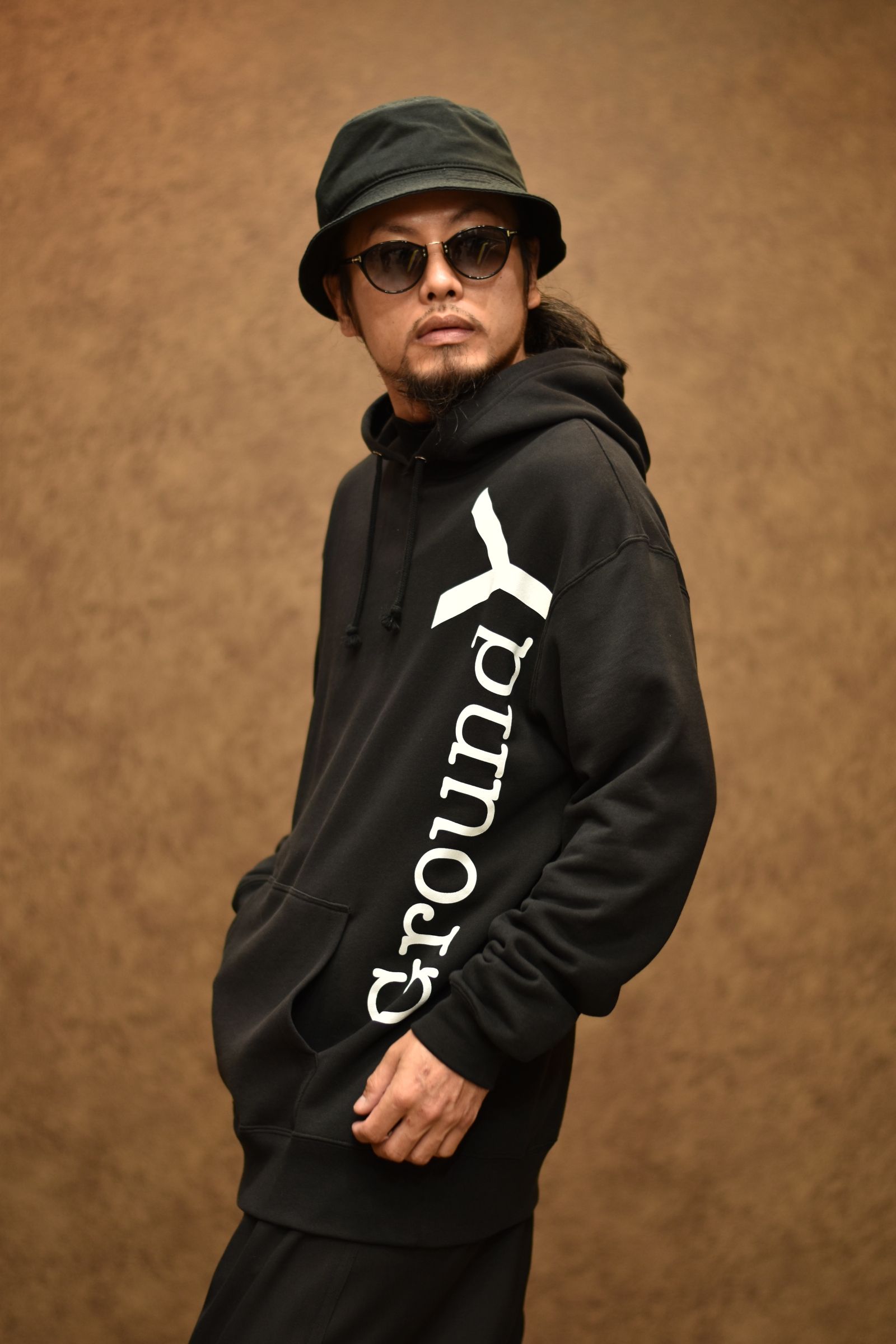 Ground Y - GY logo hood | chord online store