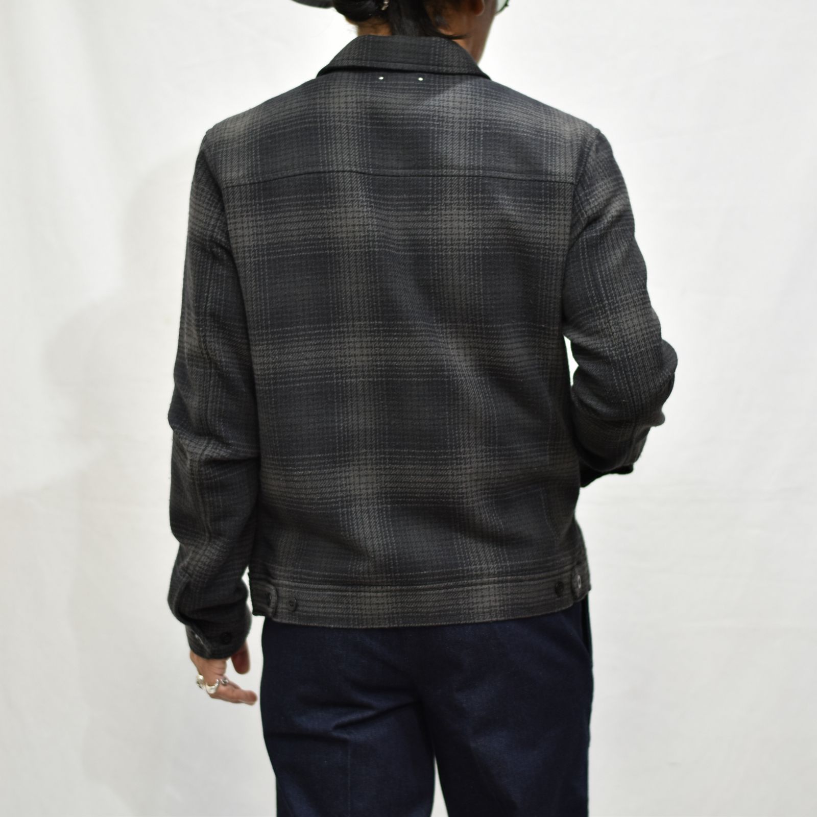 Grandrelle V.Check Flannel Zipup BZ | chord online store