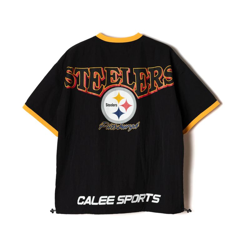 NFL「RAIDERS S/S NYLON GAME SH 」ナイロン シャツ CALEE - × NFL STEELERS S/S NYLON GAME SH (BLACK