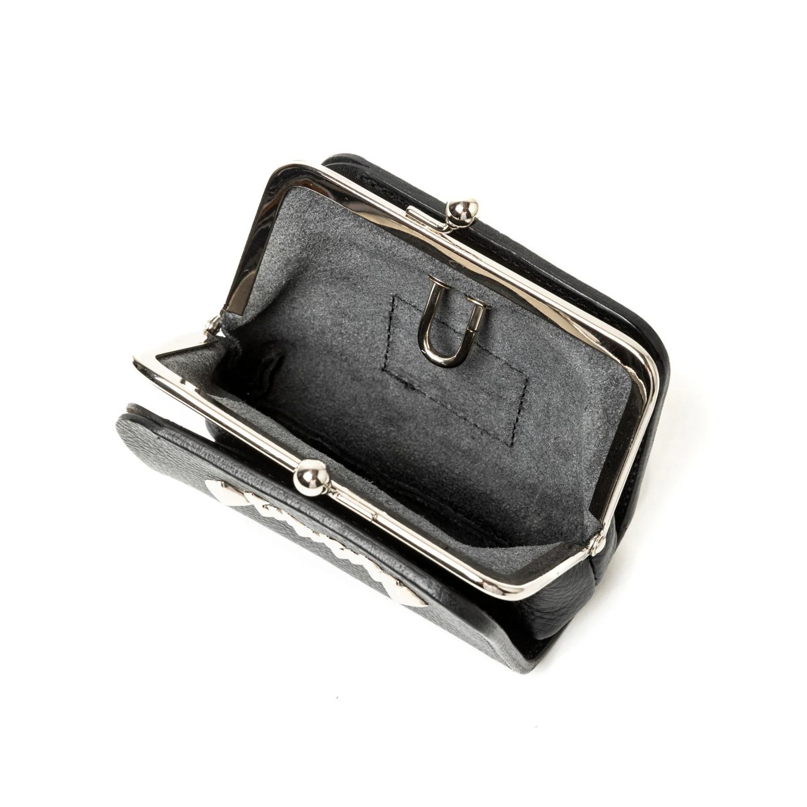 小物 calee STUDS LEATHER TYPE MULTI WALLET CALEE - STUDS LEATHER MULTI WALLET (BLACK) / スタッズ レザー