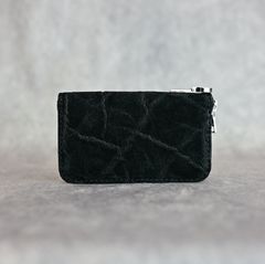 エレファント レザー ミニラウンド財布 （BLACK / ブラック）