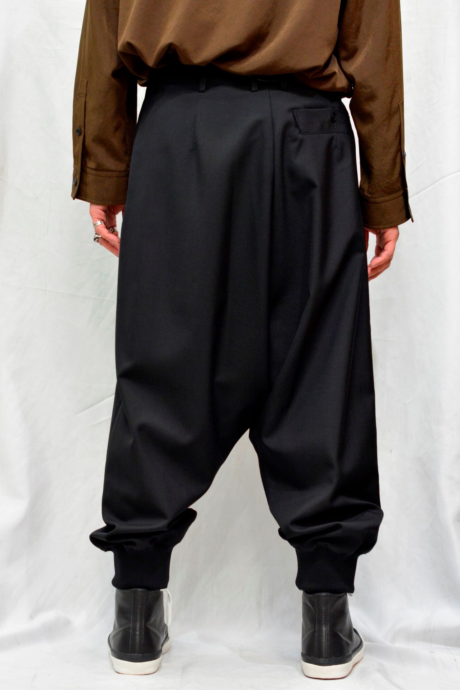 T/W Wrap Saruel Rib Pants