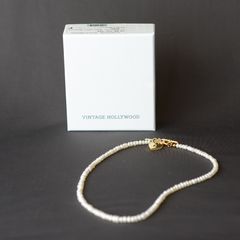 OPEN YOUR HEART PEARL NECKLACE (GOLD)