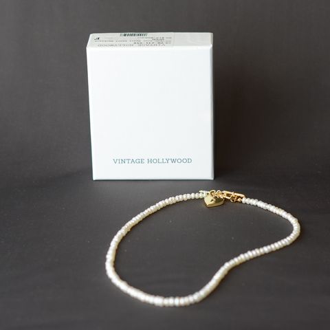 OPEN YOUR HEART PEARL NECKLACE (GOLD)