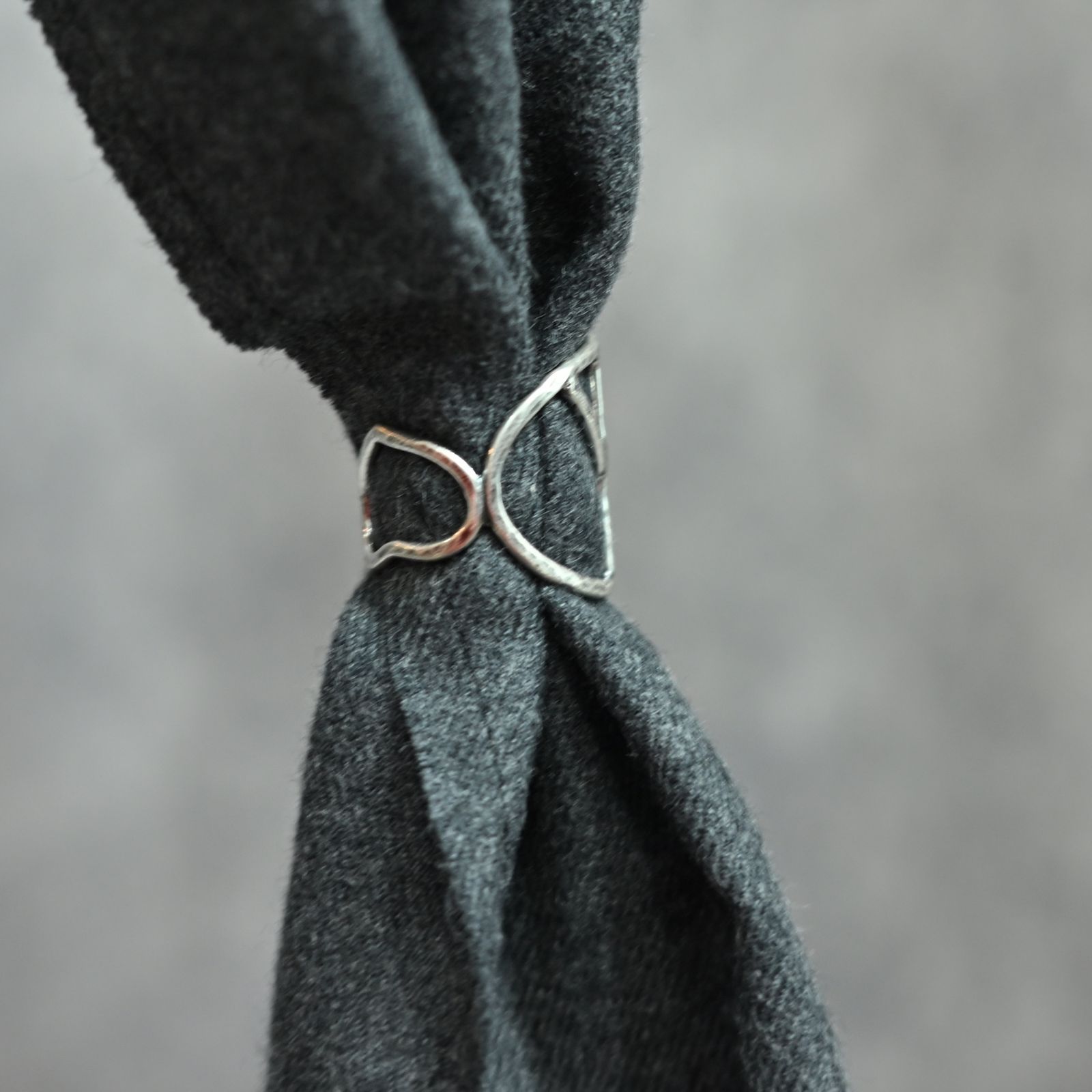 2WAY SCARF RING W / BANDANA （SILVER）｜スカーフリング / バンダナ （シルバー）｜BFA-P-011-4357-0032-0900