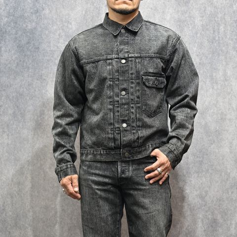 Denim Classic Trucker Jaket TYPE-1 （BKU / ブラック）｜デニムジャケット｜MDFBF09802