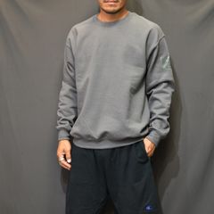 CREWNECK SWEARTSHIRT （CHARCOAL） 裏毛トレーナー