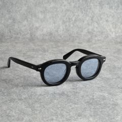 B/W TYPE GLASSES ＜CLASSIC MODEL＞ (BLACK/BLUE) / ボストン/ウェリントン サングラス ＜クラシック モデル＞