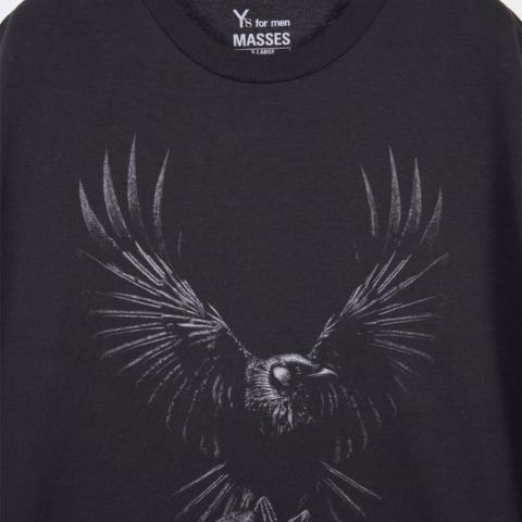× MASSIS “ROUND NECK” SHORT SLEEVE T A Ys （BLACK） / ML-T73-990-2