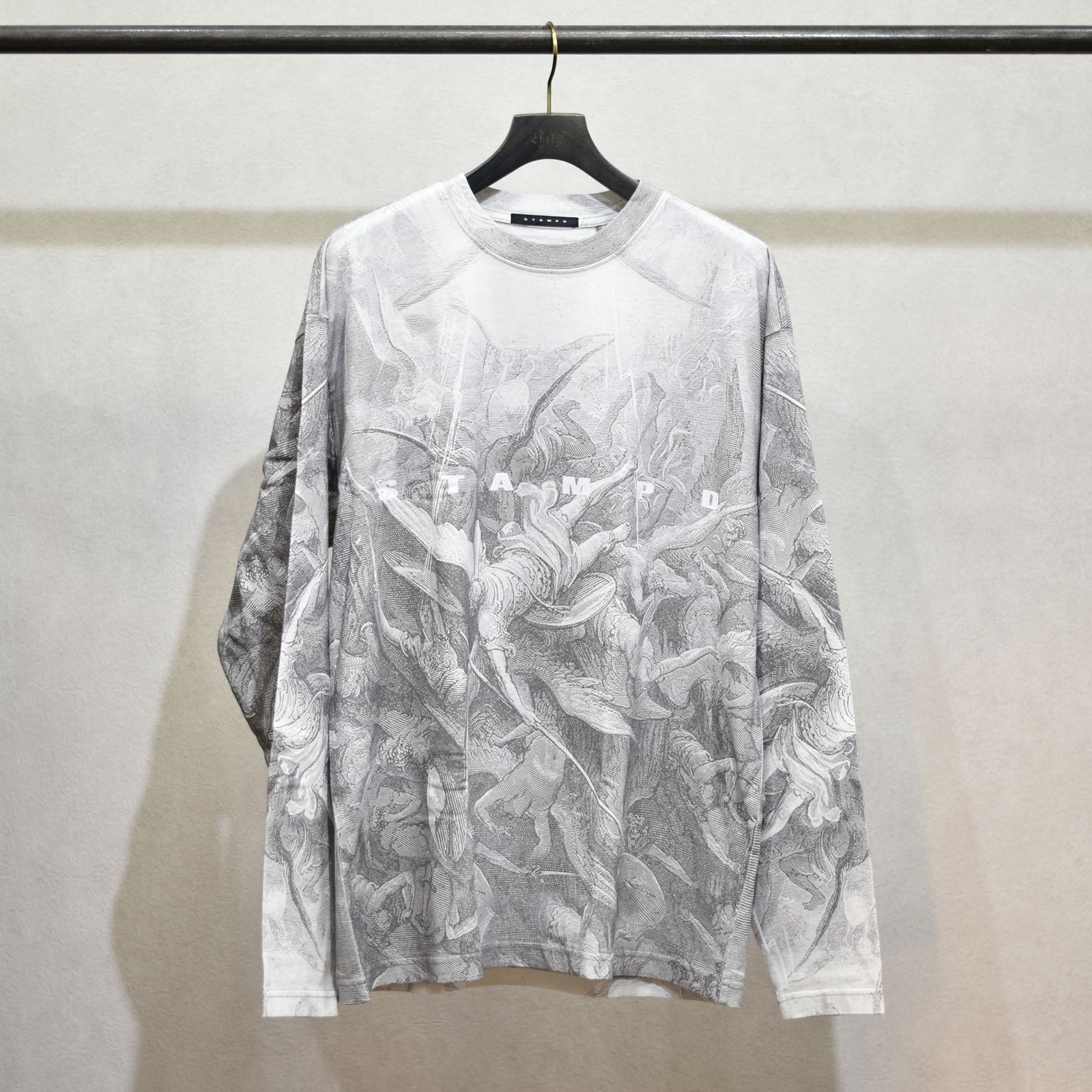 Angels L/S Relaxed Tee (Grey)