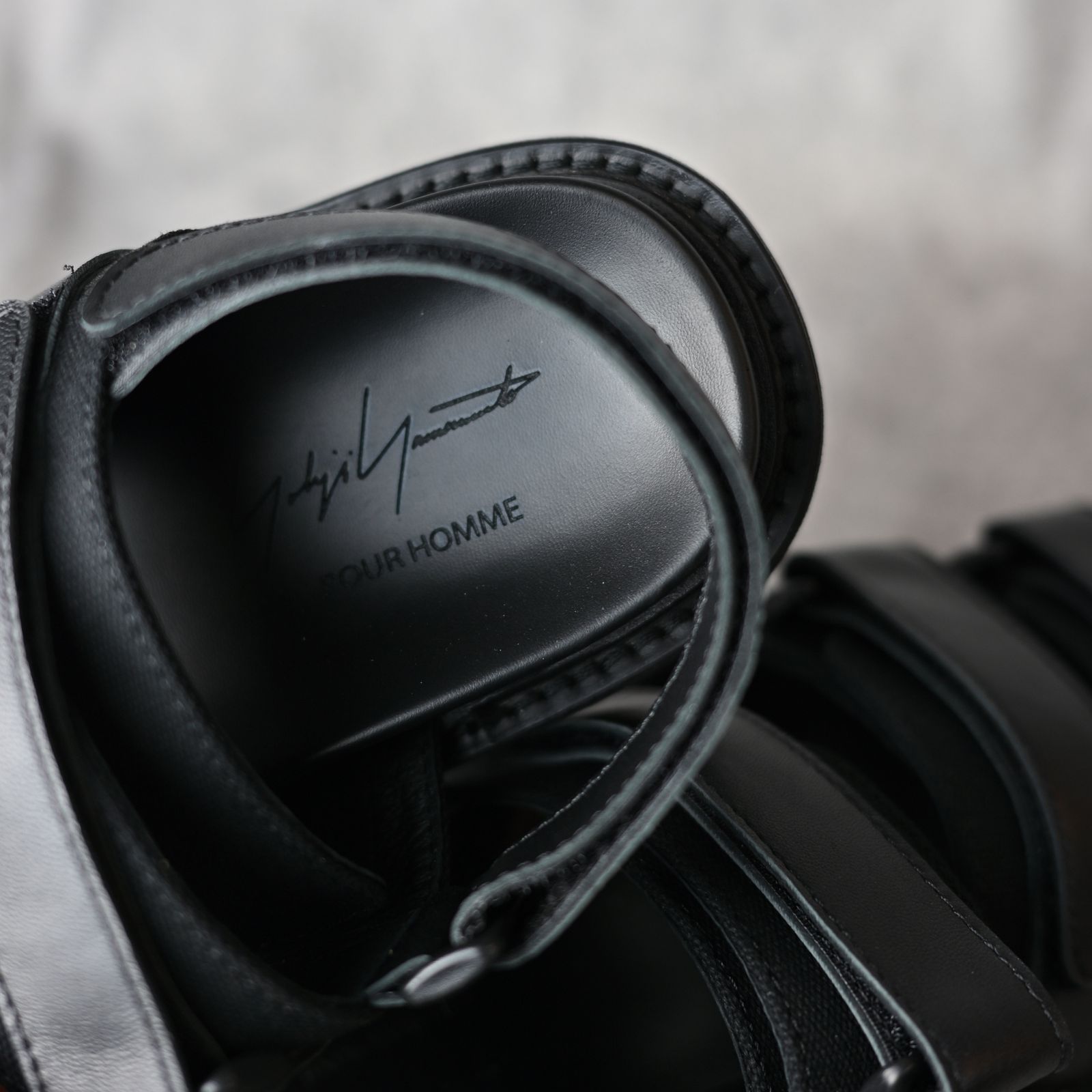 SHEEP/C CANVAS FOOTBED SANDAL （BLACK） /  サンダル （ブラック） HP-E05-779-2-02
