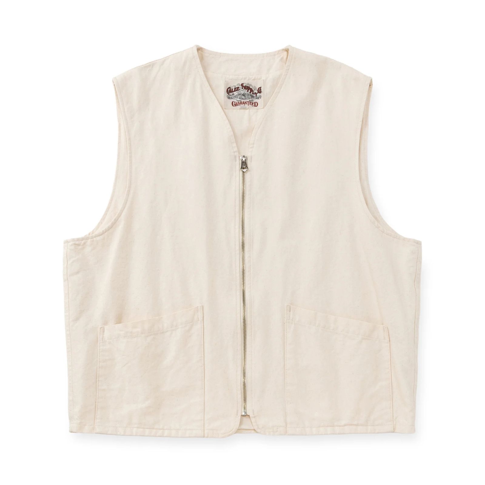 ZIP VEST (IVORY)｜ジップベスト｜CL-26SS023