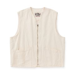 ZIP VEST (IVORY)｜ジップベスト｜CL-26SS023