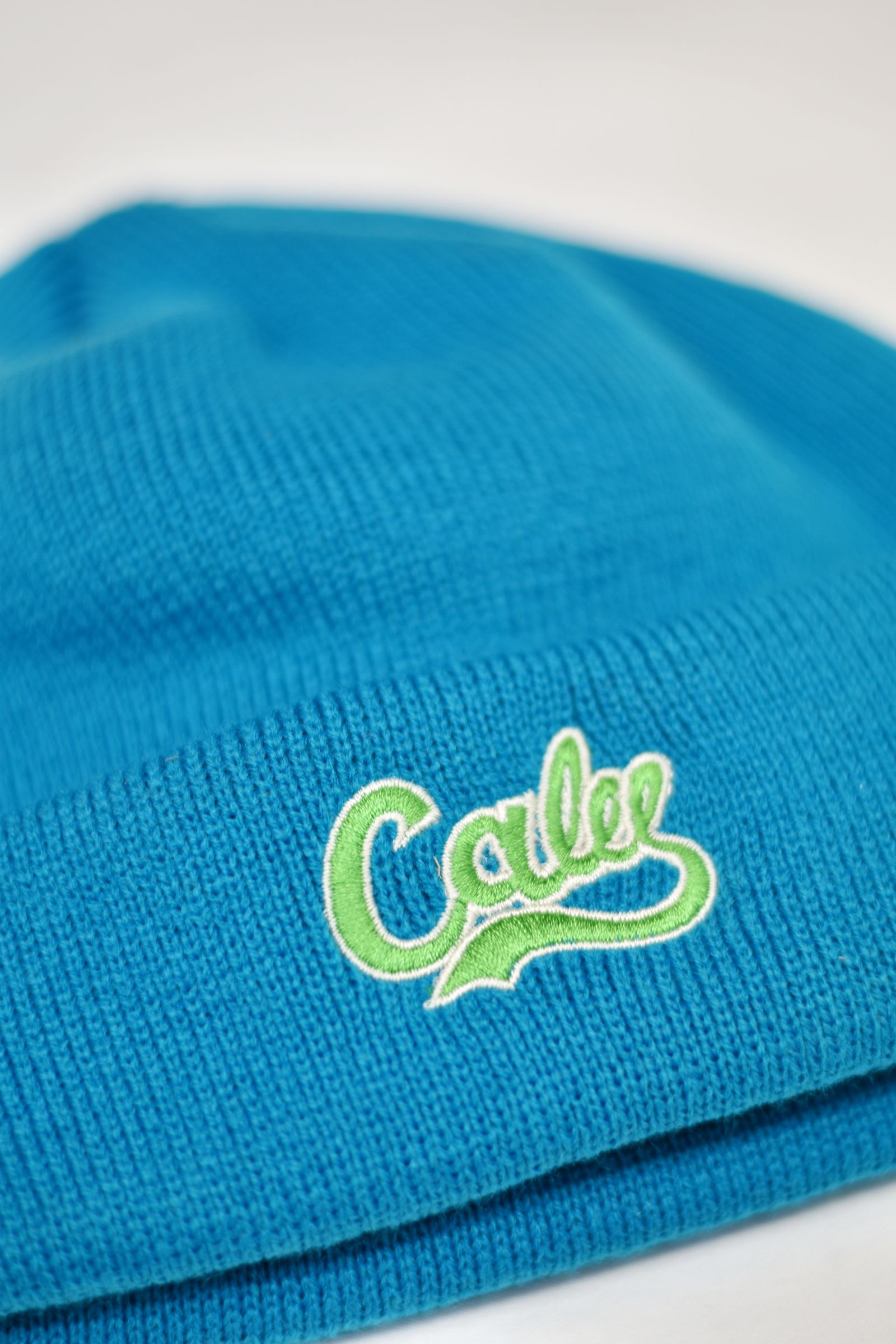 ACRYLIC KNIT CAP (TURQUOISE)