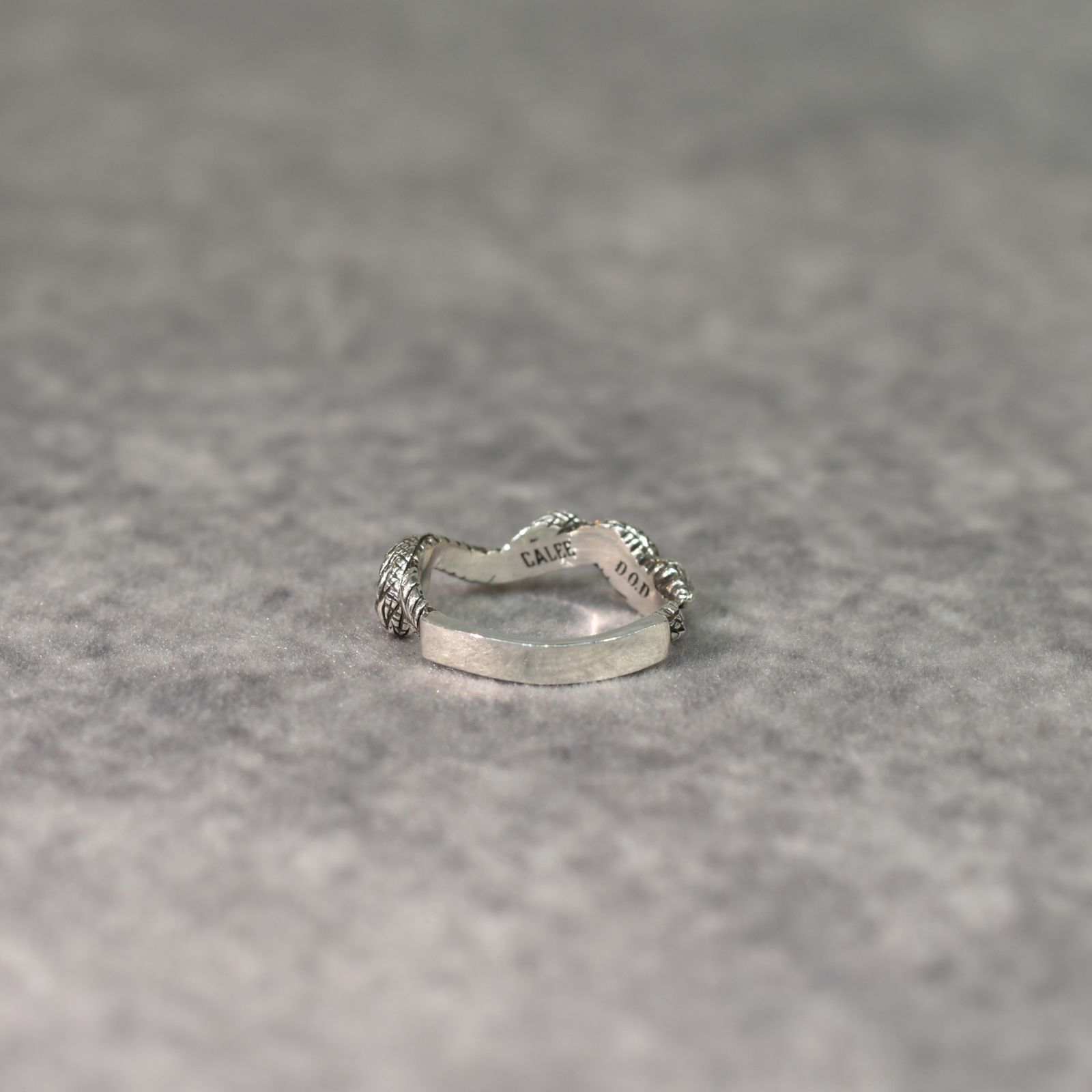 × D.O.D SILVER SNAKE PINKY RING ＜EXCLUSIVE＞ (SILVER)｜× ディーオーディー スネーク ピンキーリング｜CL-25AW002JW EX