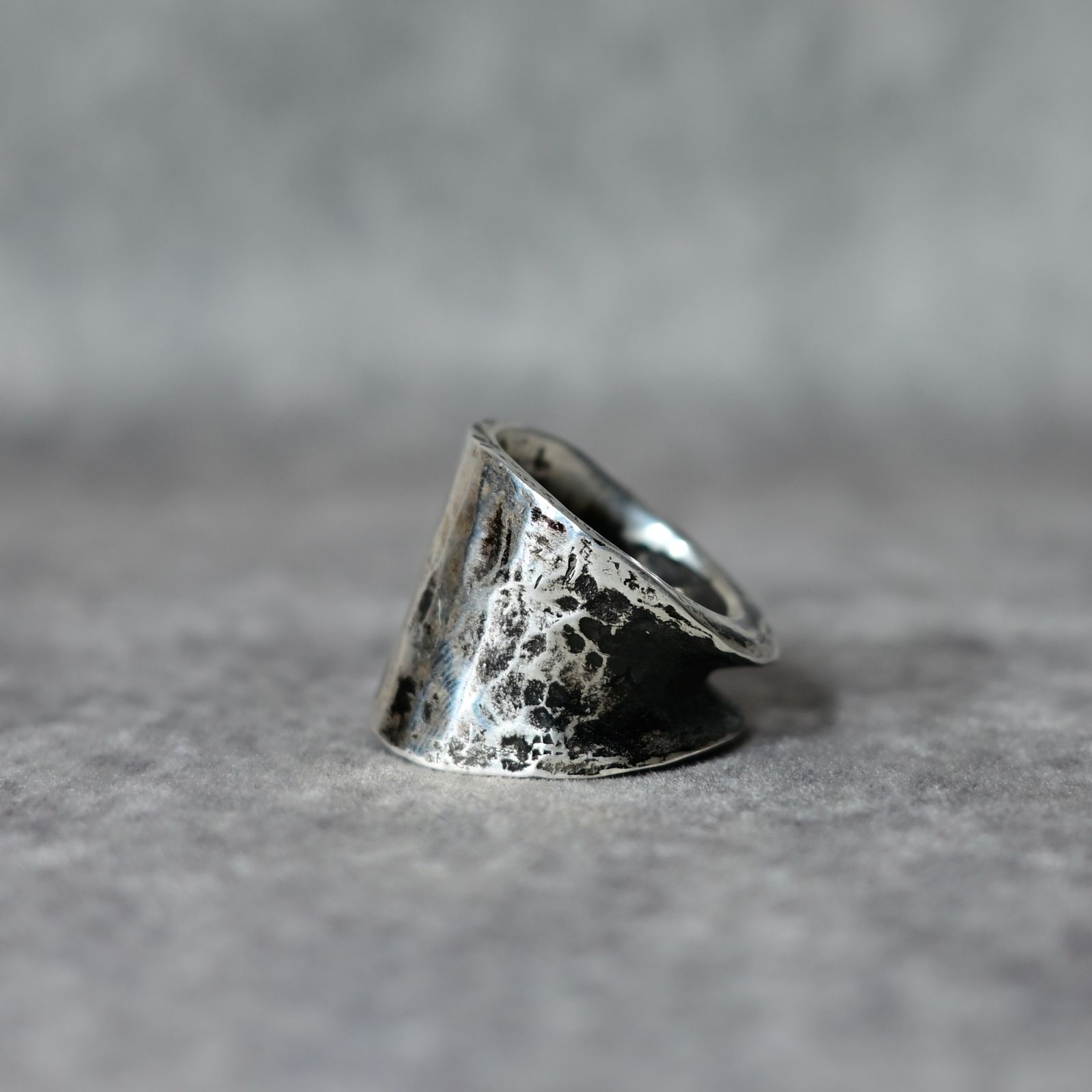 BEND RING  （18号）｜ SILVERS 純銀