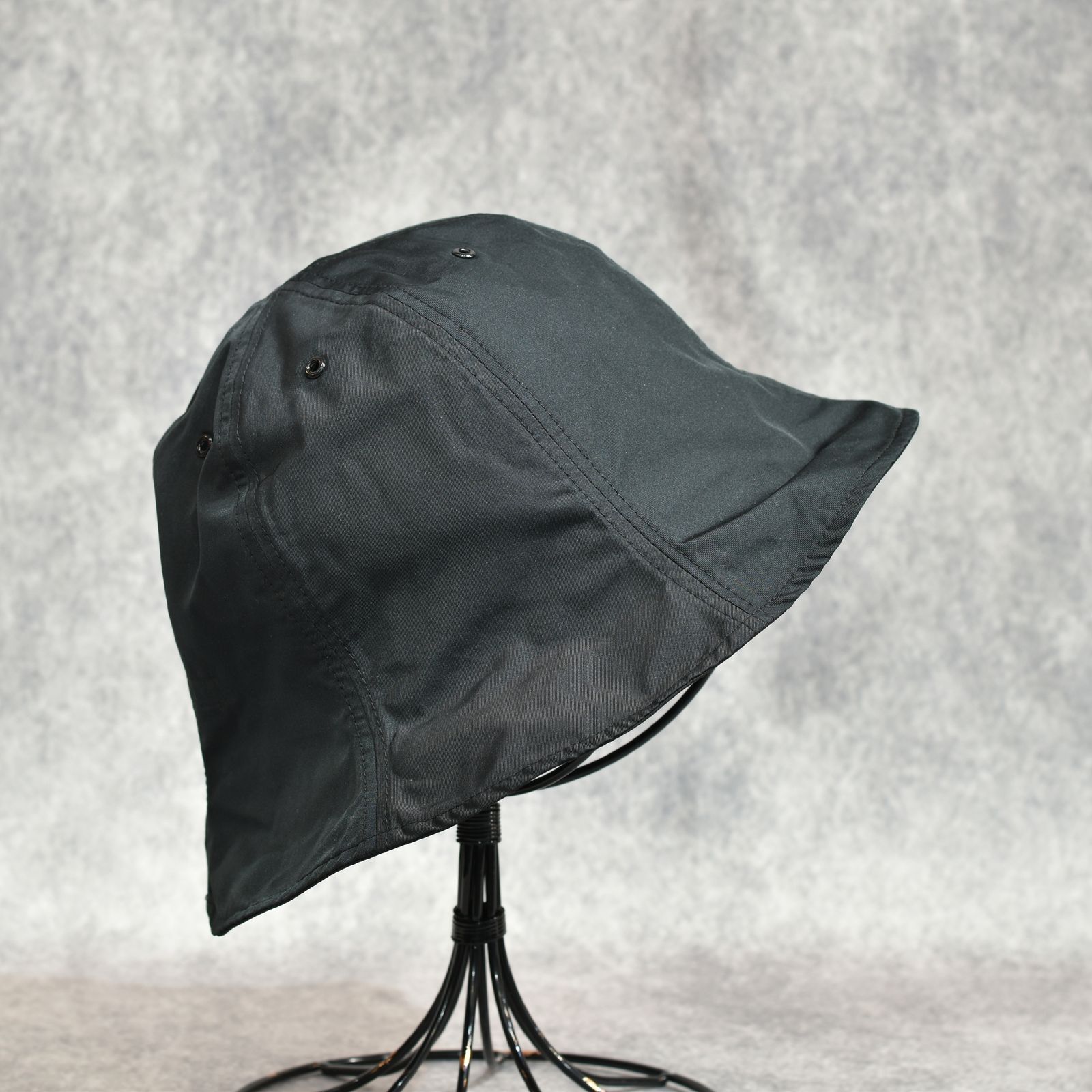 Limonta Twill Tulip Hat "EGGMAN" (BLACK)｜チューリップハット｜Y01004