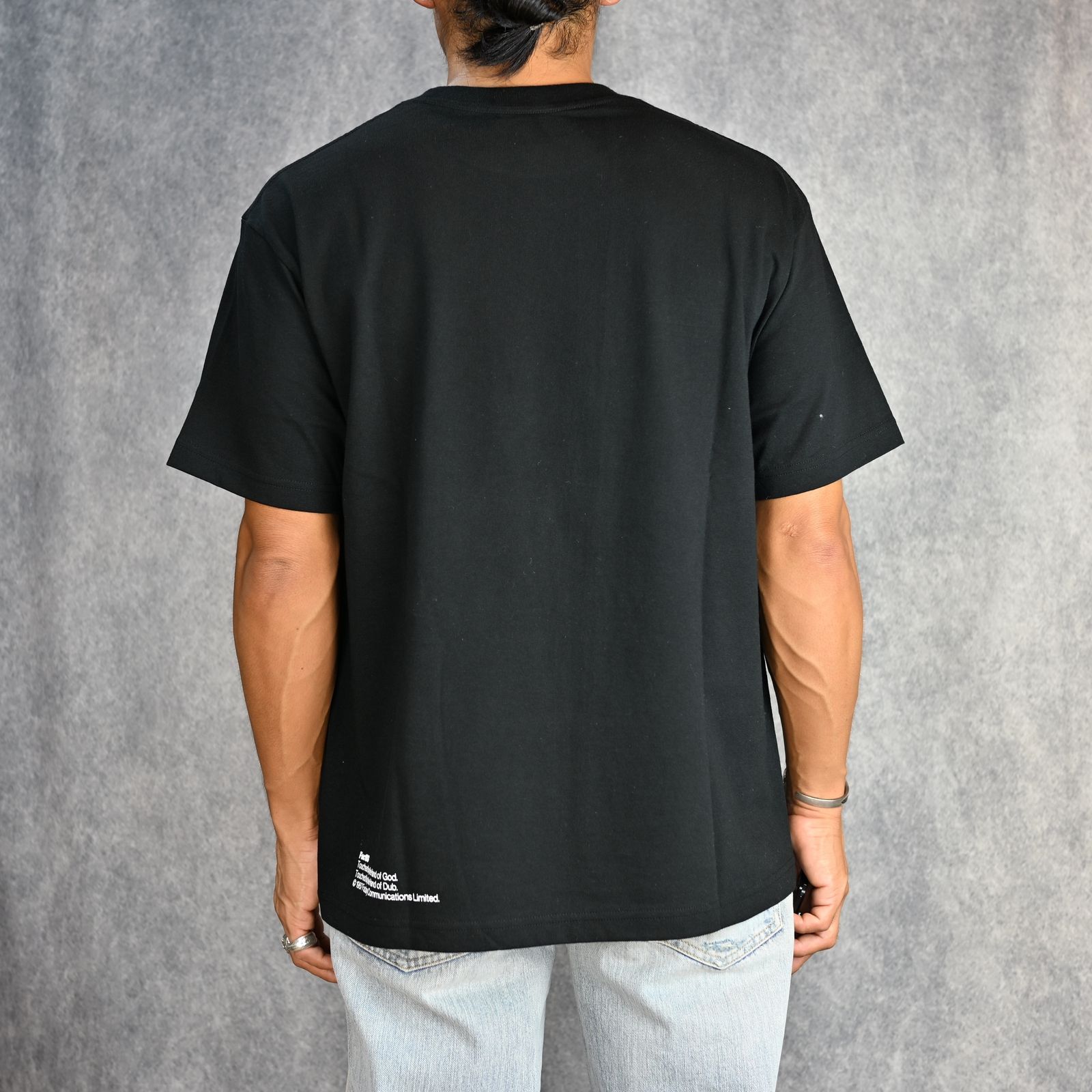 minedenim new order ブラック　 Tシャツ MINEDENIM(マインデニム) New Order TOUCHED BY THE HAND OF GOD