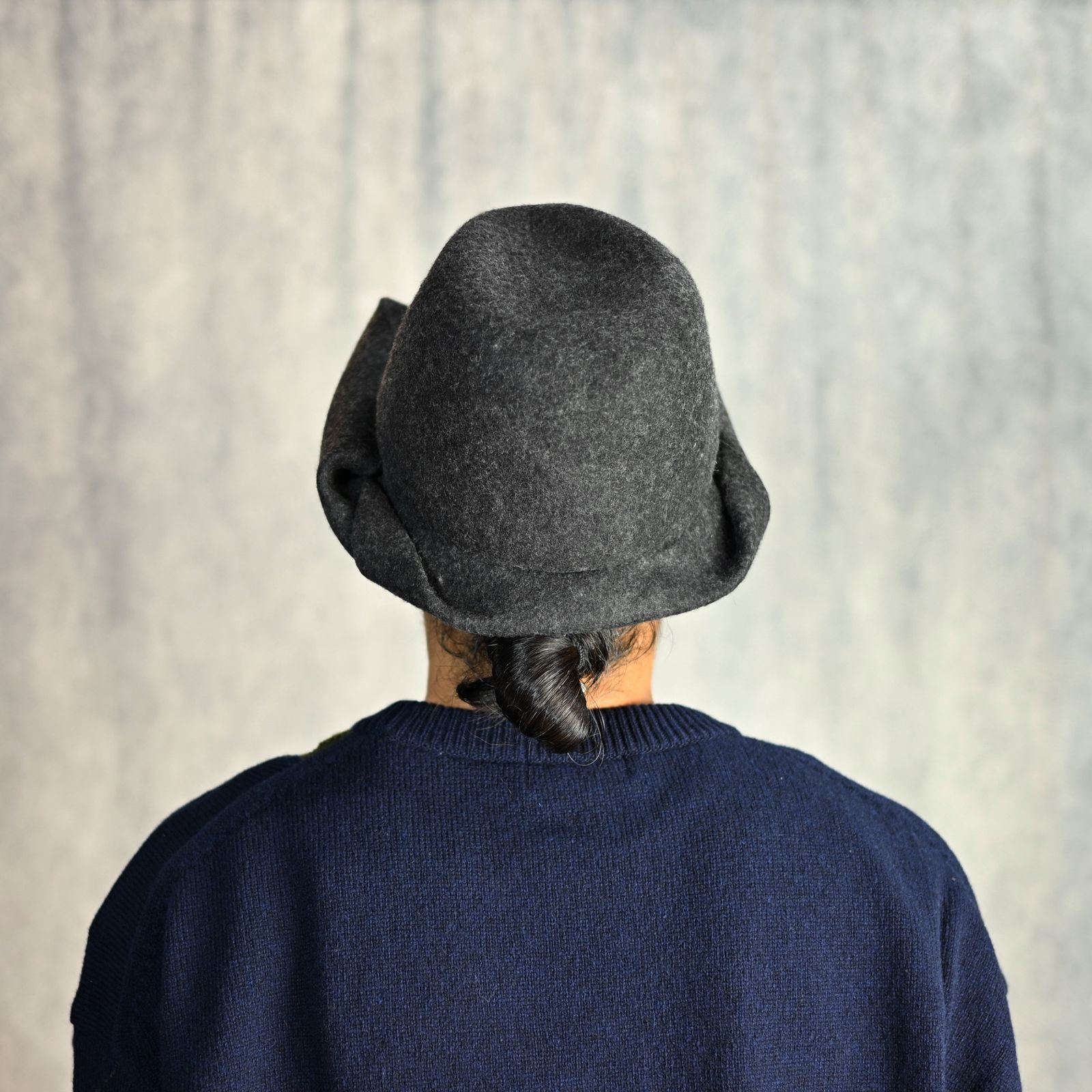 ROLL BRIM HAT （CHARCOAL） / ロールブリム ハット （チャコール） / HO-HO01-161