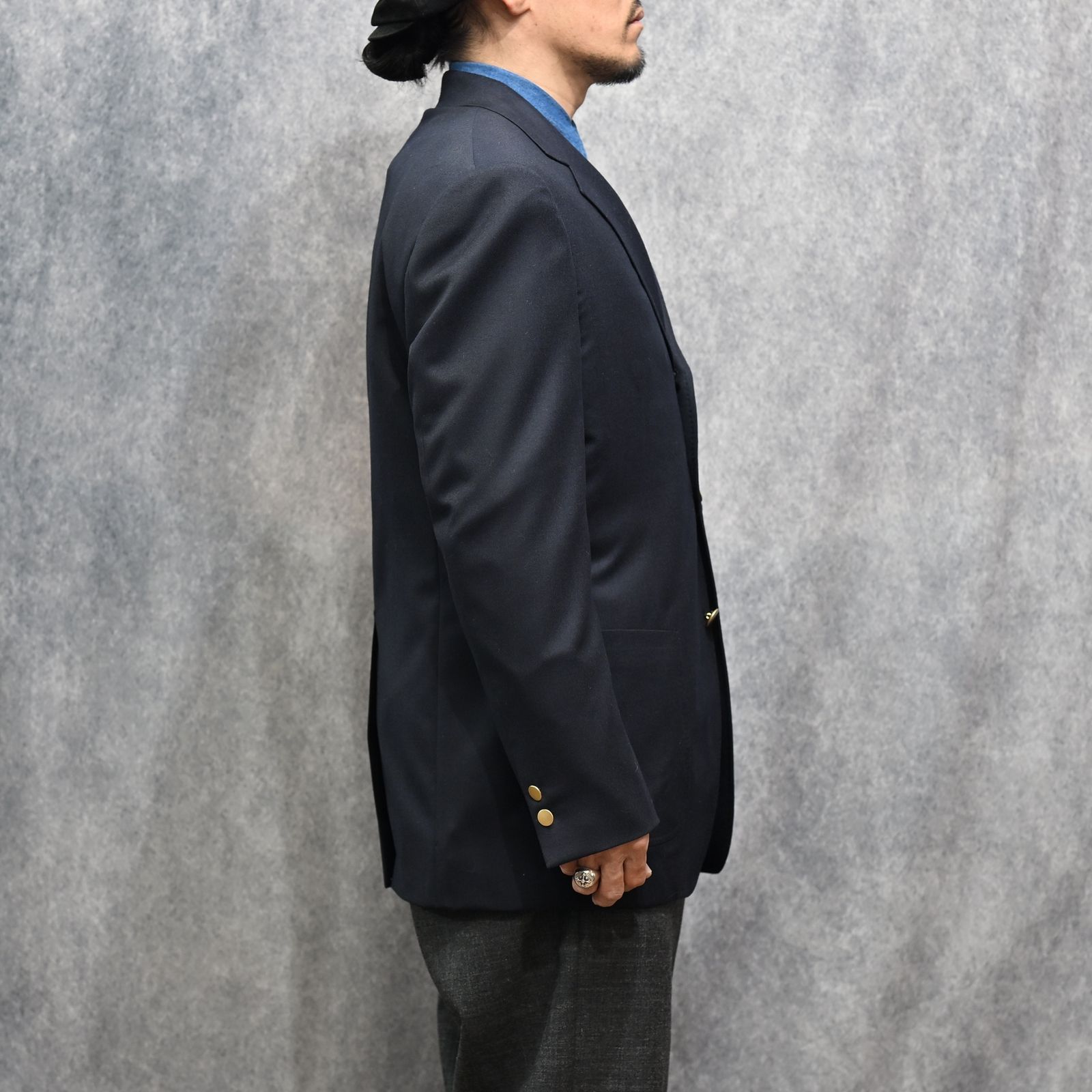 EF.Wool Saxony Blazer （DNY）｜ブレザー ジャケット｜2603-8002