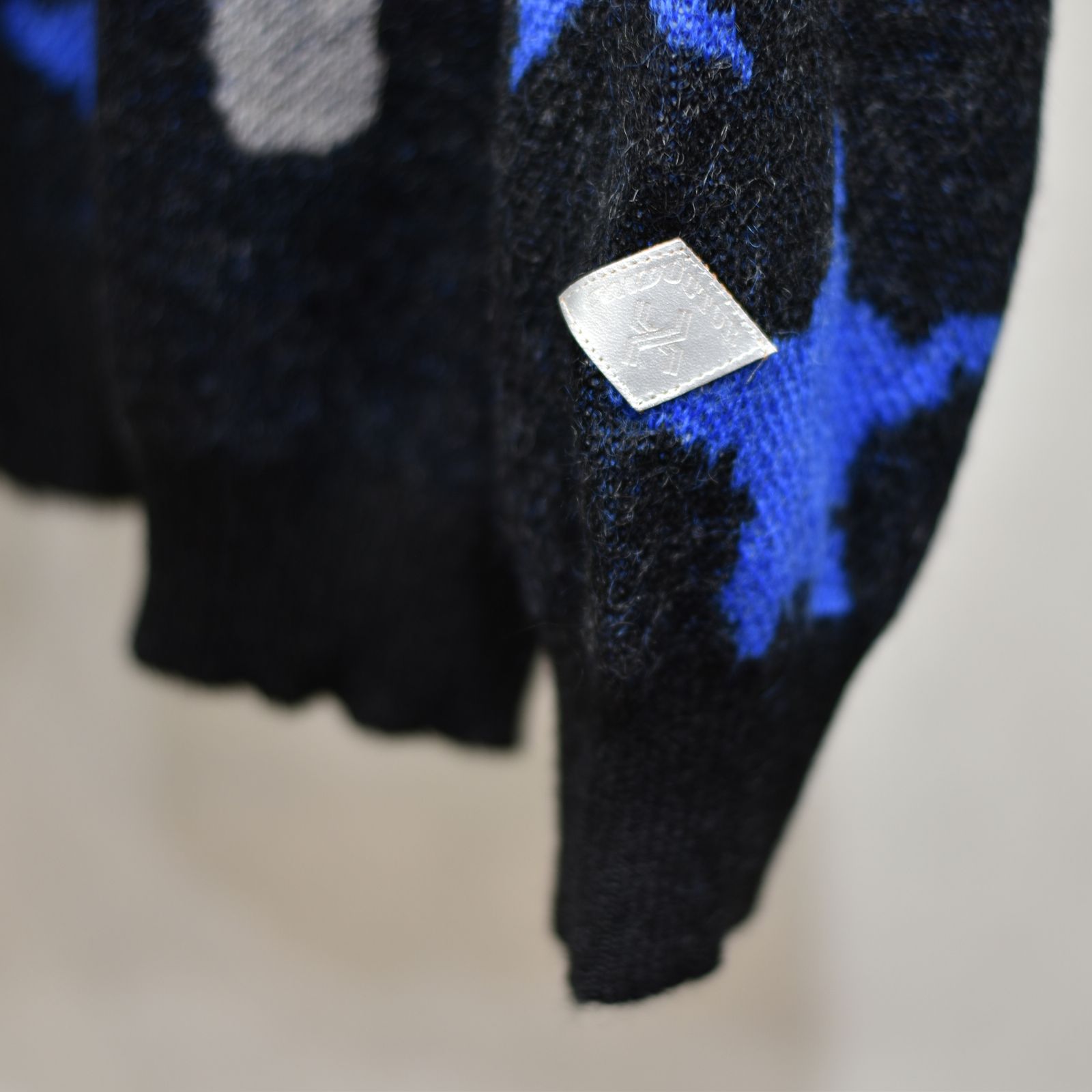 MOHAIR CARDIGAN 'STARS (BK) / モヘアカーディガン