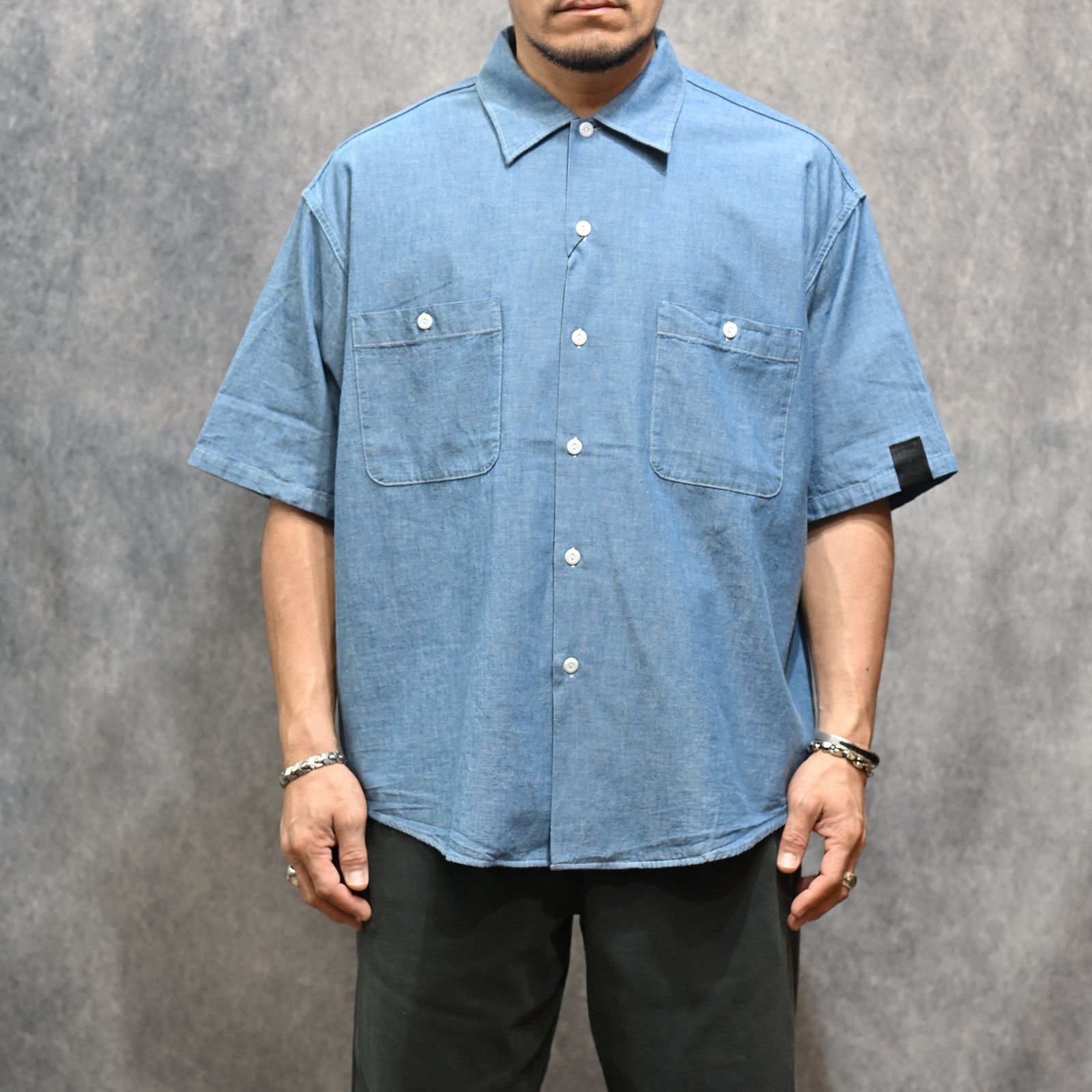 × BIGMAC HALF SLEEVE SHIRT （BLUE / ブルー）｜半袖シャツ｜2261-SH60-027