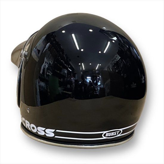 予約商品 | BURST CHROME CROSS (BLACK) | バースト クロムクロス ヘルメット | 納期:3ヶ月程度 - S
