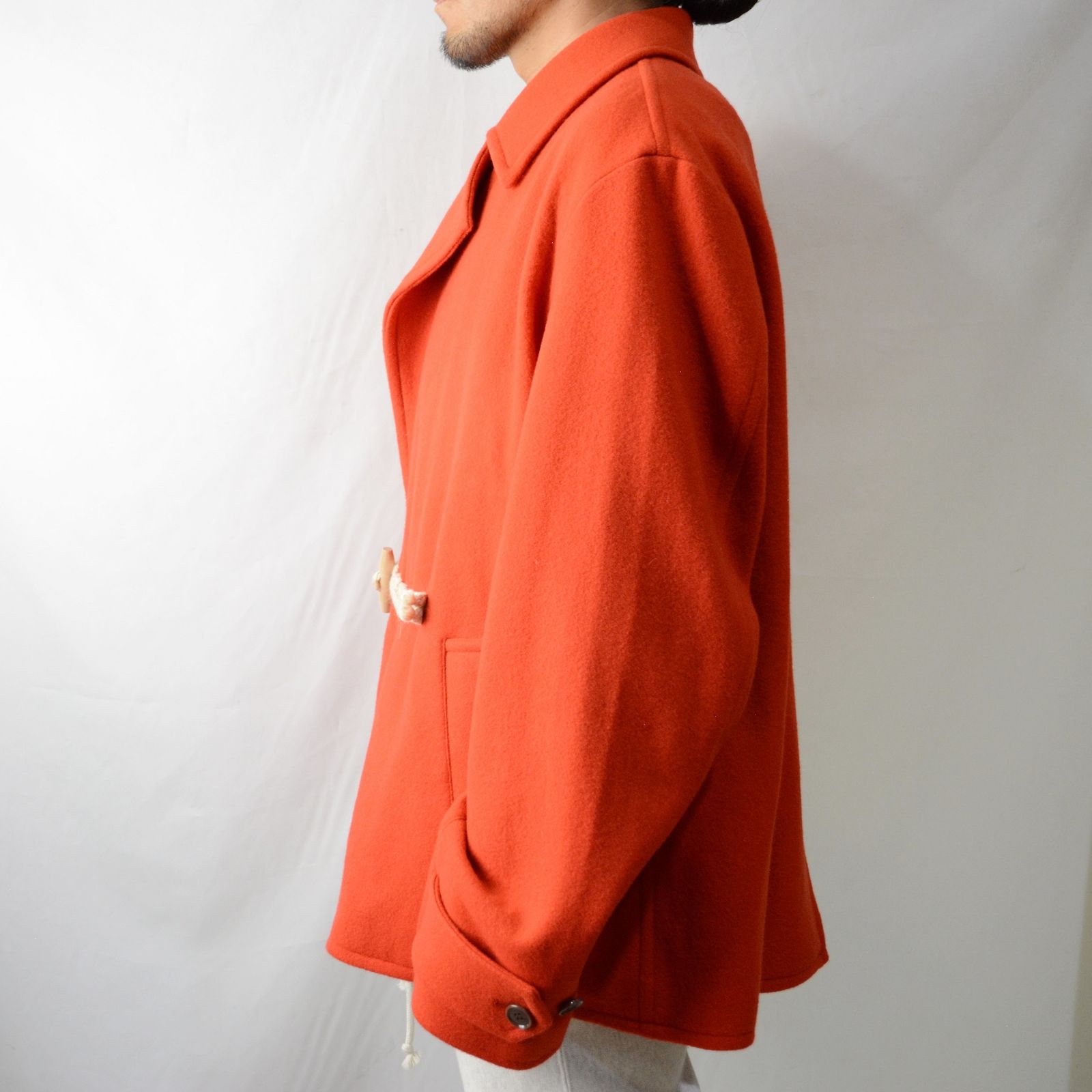 FACETASM - STAY GOLD SHORT DUFFLE COAT（SUNSET ORANGE） / ダッフル