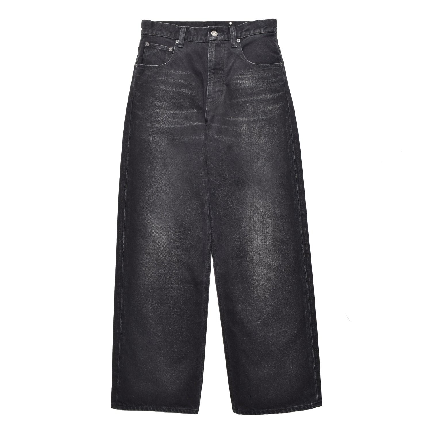 × YUKI TANAKA Wide Straight Pants （BLK） ワイドストレート デニムパンツ （ブラック）｜YT-MND-06