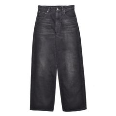 × YUKI TANAKA Wide Straight Pants （BLK） ワイドストレート デニムパンツ （ブラック）｜YT-MND-06