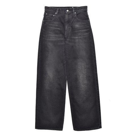 × YUKI TANAKA Wide Straight Pants （BLK） ワイドストレート デニムパンツ （ブラック）｜YT-MND-06